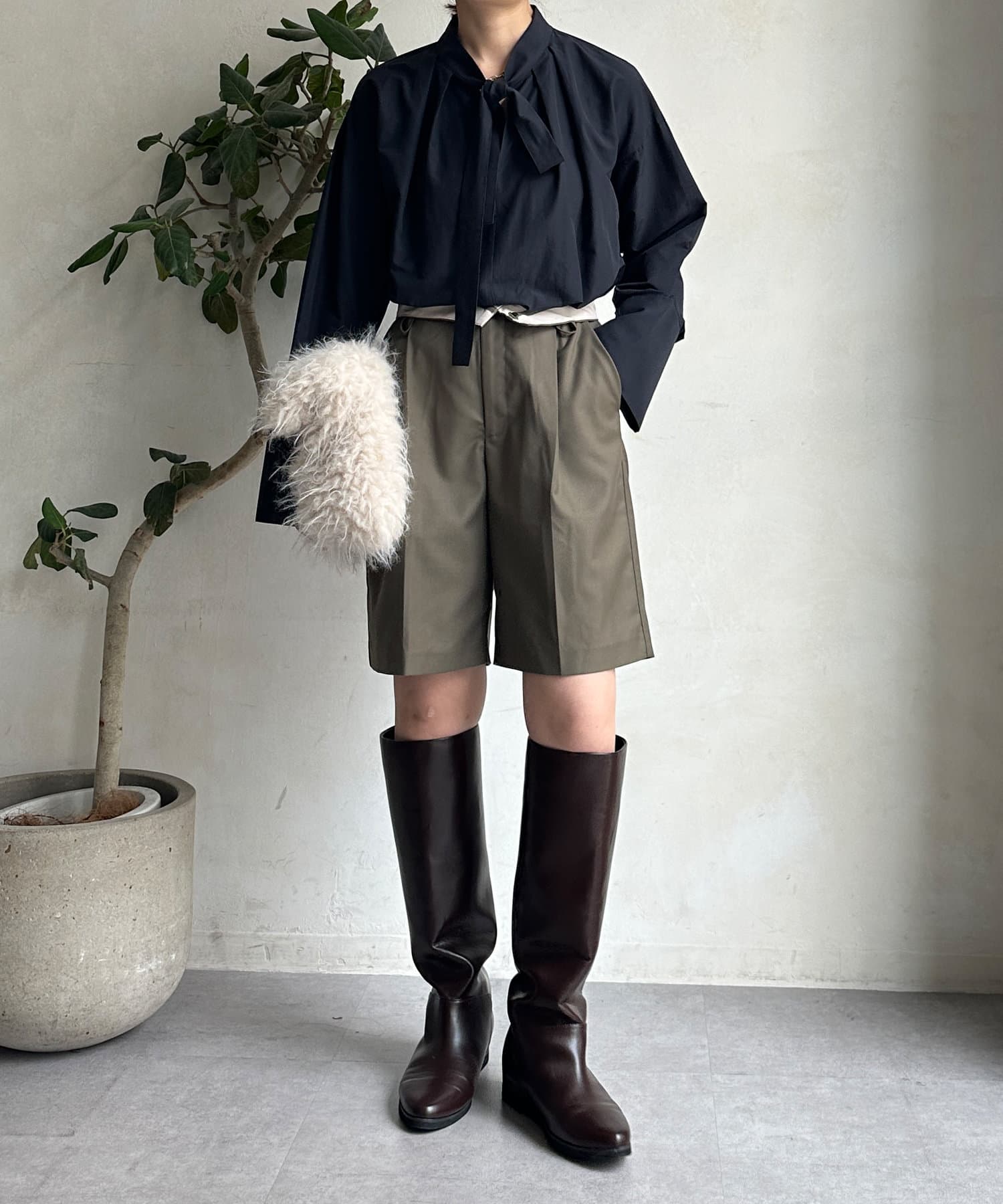 折り返しカラーベルトショートパンツ | DOUDOU(ドゥドゥ)レディース