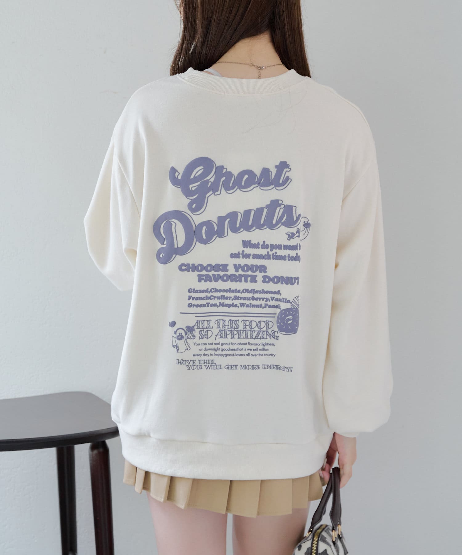 ドーナッツおばけスウェット | Remind me and forever(リマインドミー