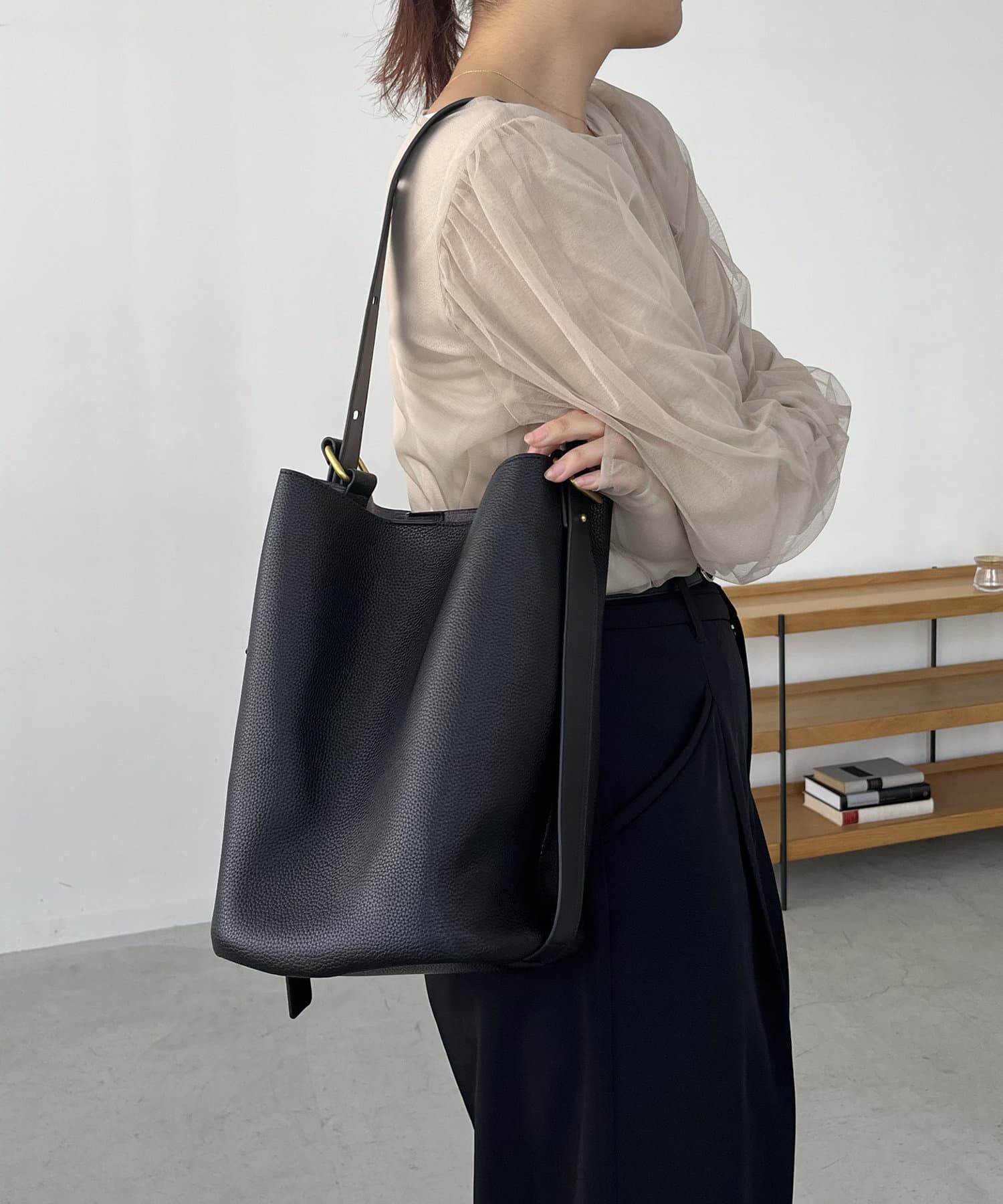 CAPRICIEUX LE'MAGE(カプリシュレマージュ) 2WAYバケットバッグ
