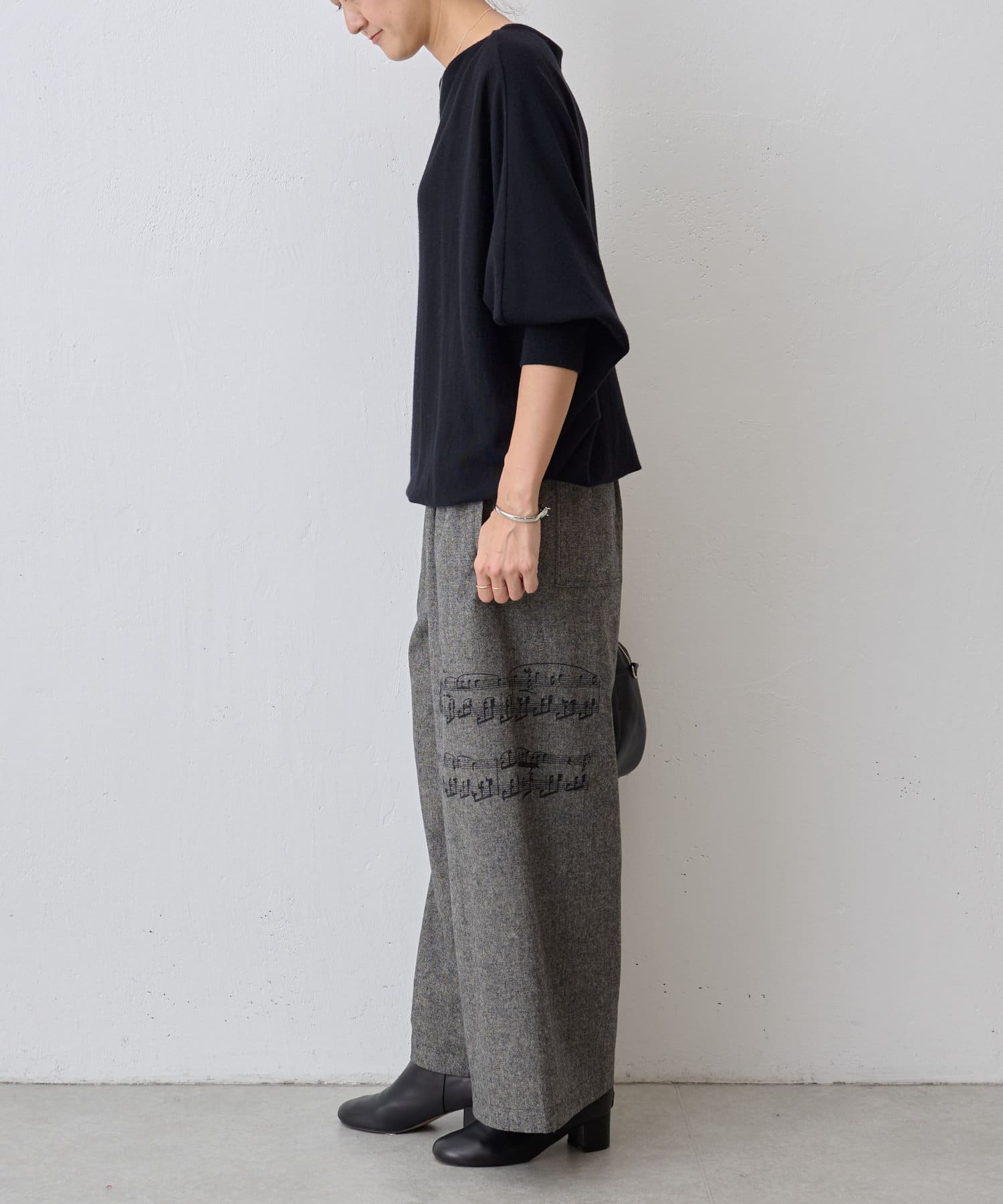 BEARDSLEY　ビアズリー デザインイージーパンツ　日本製 X4066 BEARDSLEY ビアズリー デザインイージーパンツ 日本製 X4066