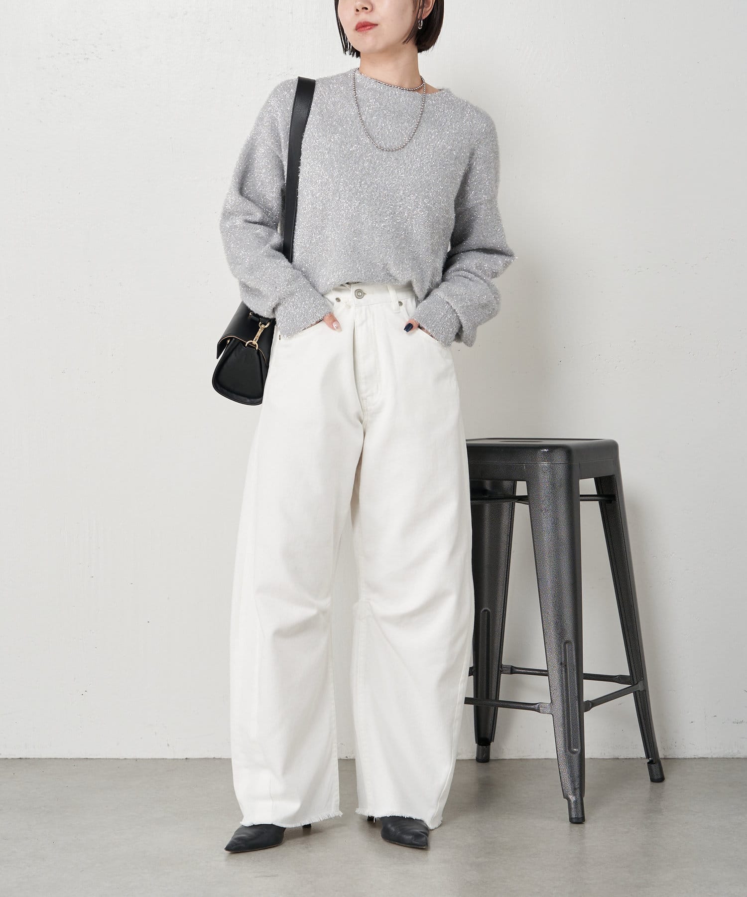 jena espace merveilleux　カーブデニムパンツ 大人気リバイバル】カーブデニムパンツ | Jena espace
