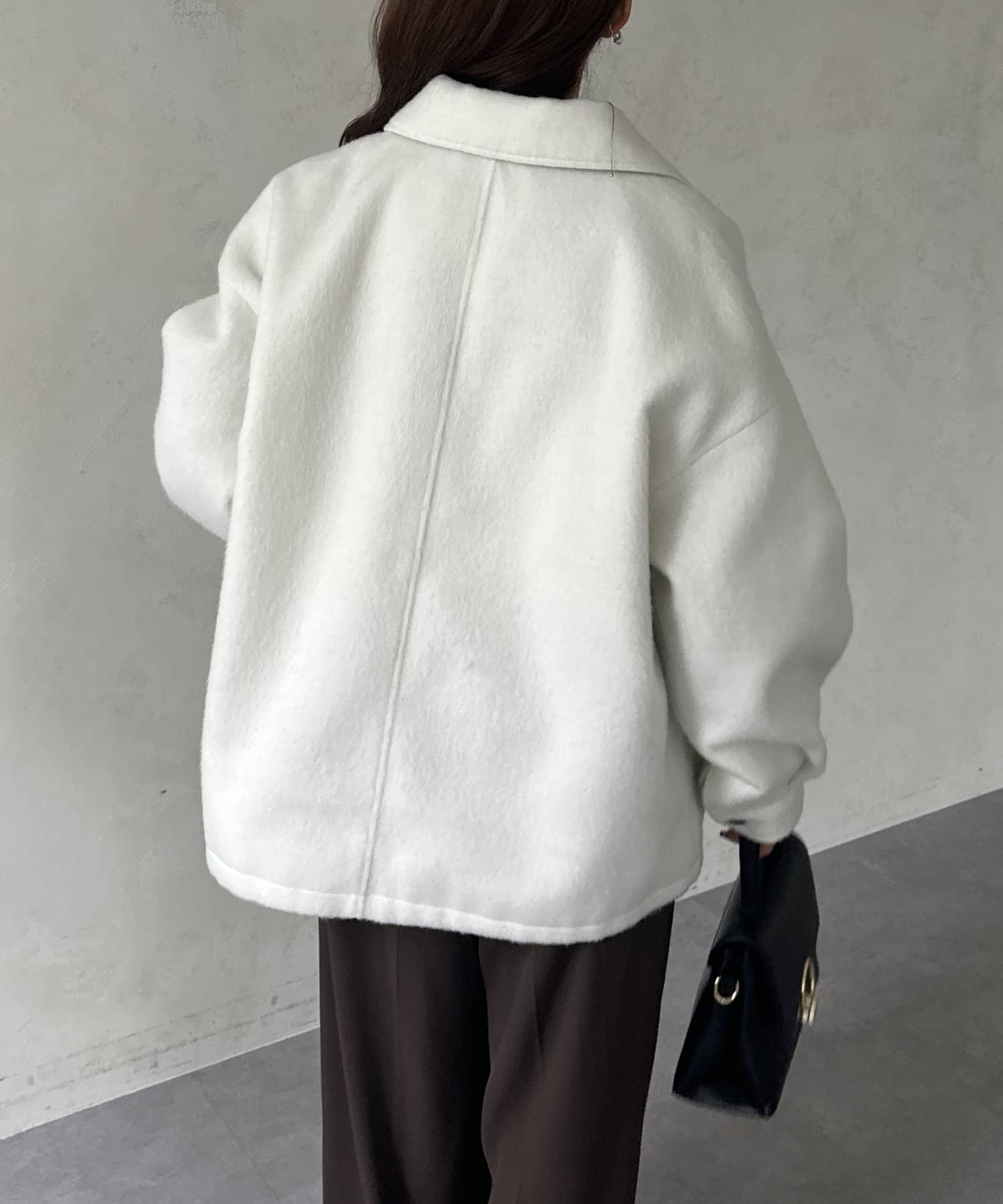 シャギーダブルジップミドルブルゾン | Thevon.(ゼヴォン)レディース