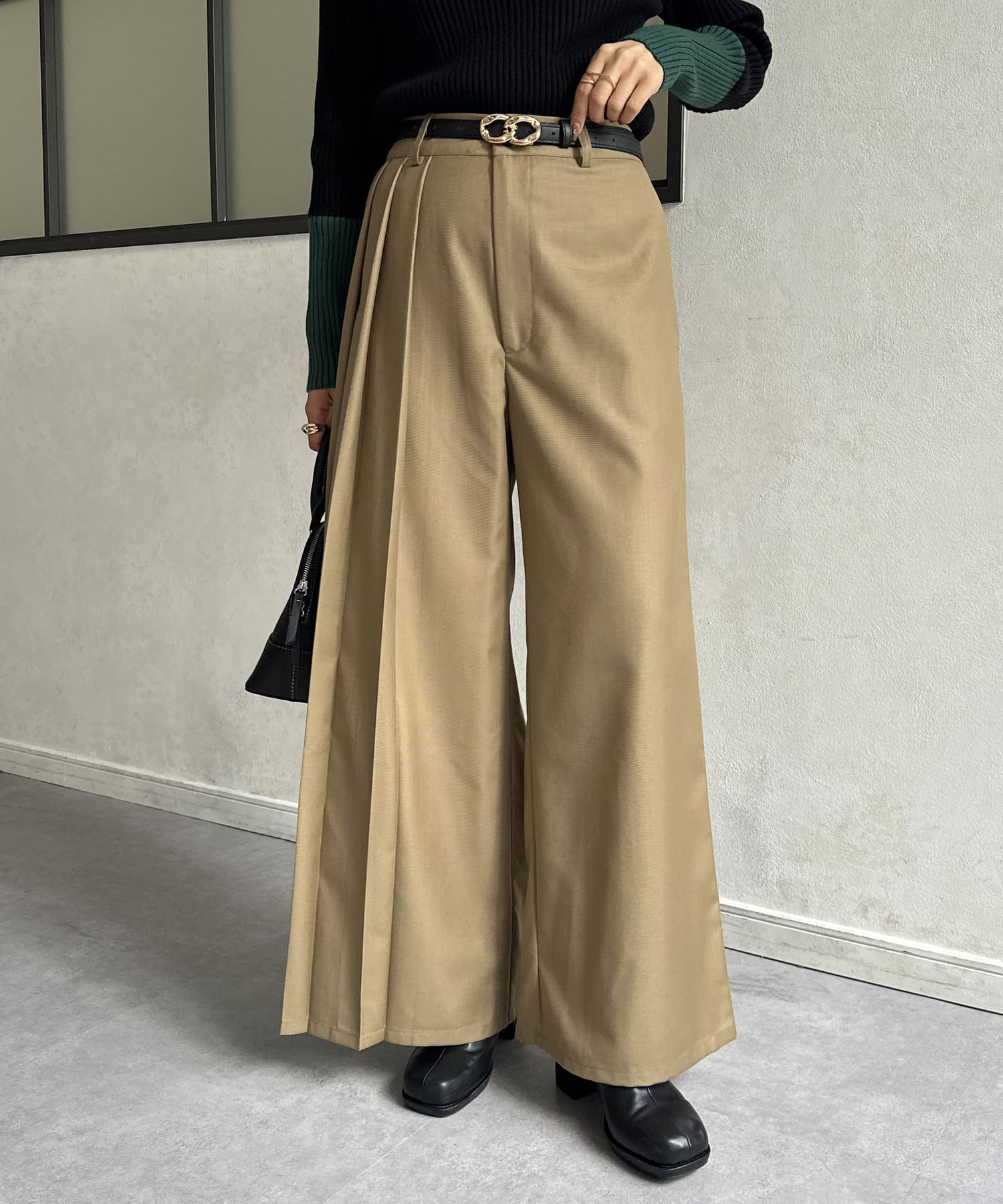 y/project アシメスラックス アシメタックパンツ(グレー) | myinemy's STORE