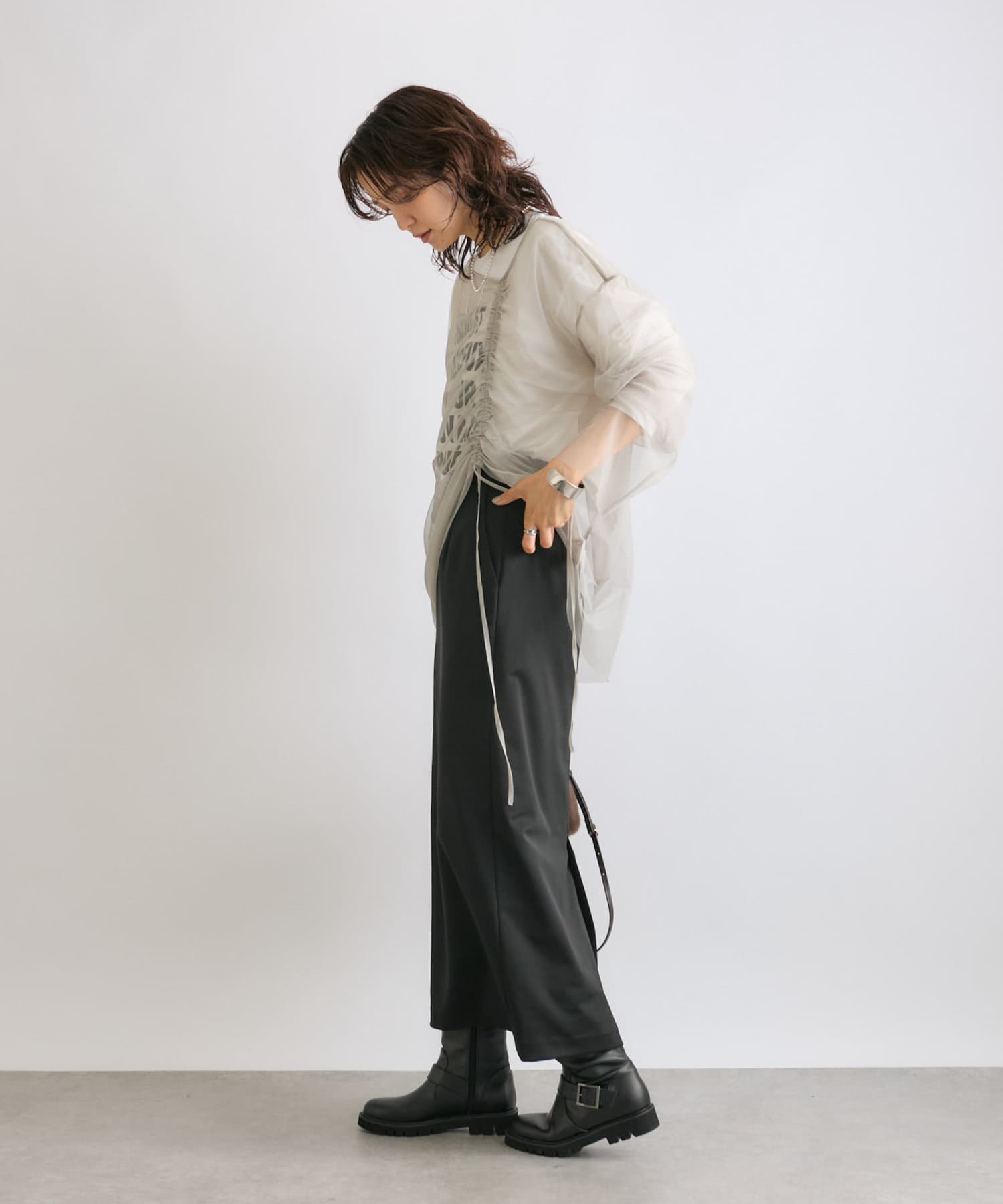 トップス RIVE DROITE RIVE DROITEのトップスを使ったコーディネート(ZOZOTOWN Yahoo