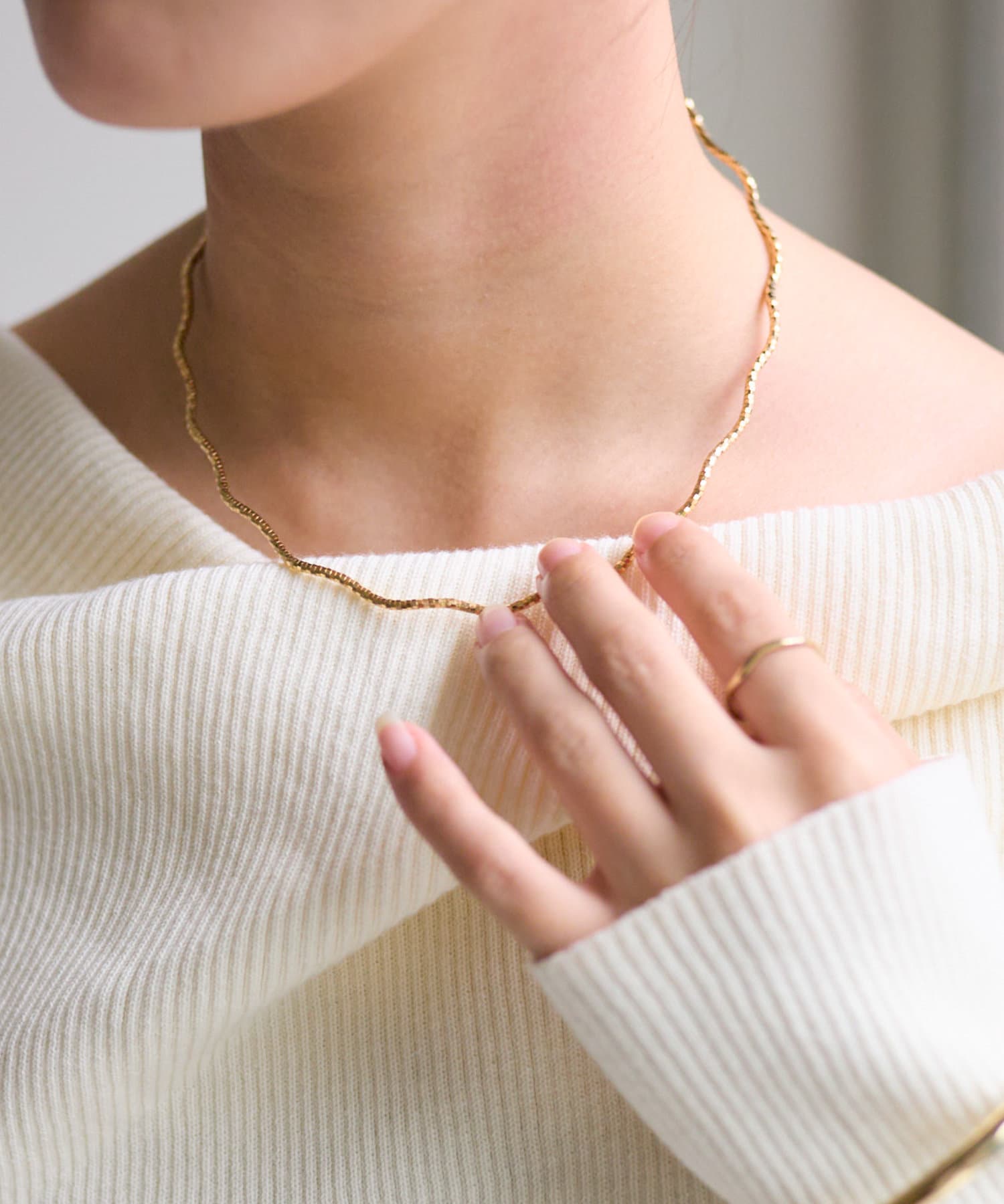 Eau］shiny wave necklace | mystic(ミスティック)ライフスタイル