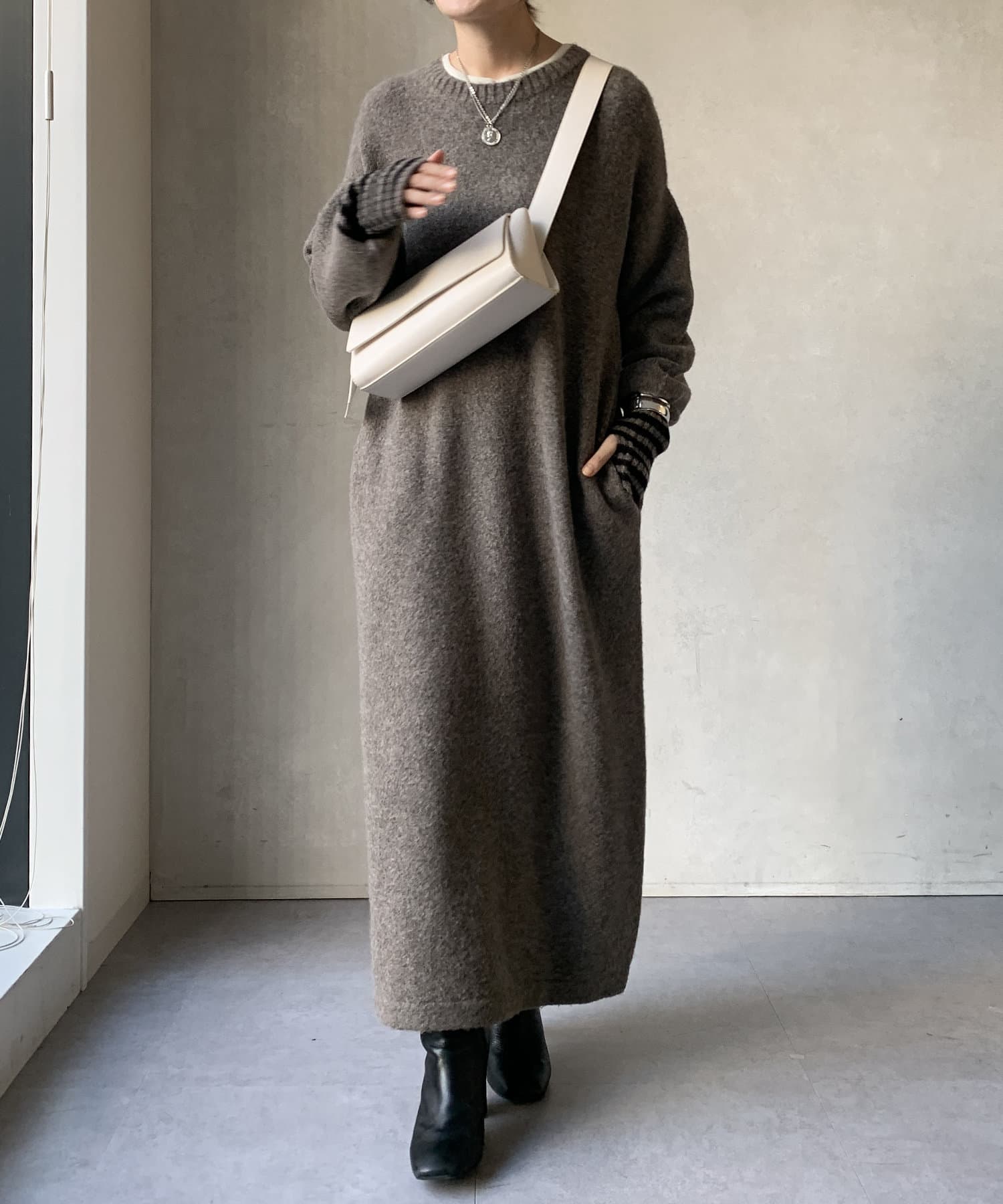 WEB限定】フィンガーボーダーワンピース | DOUDOU(ドゥドゥ)レディース  