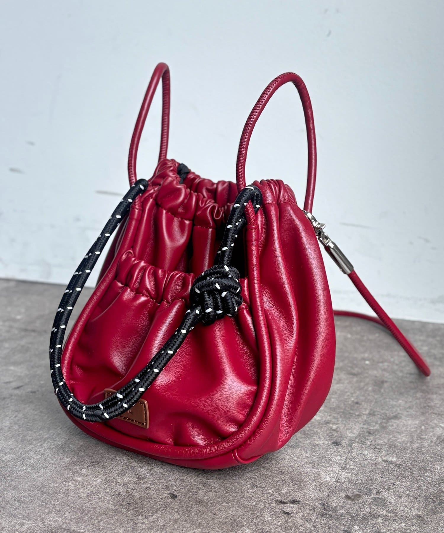 CPCM(シーピーシーエム) 【FUKA's企画】PUパラコードギャザーミニショルダーバッグ