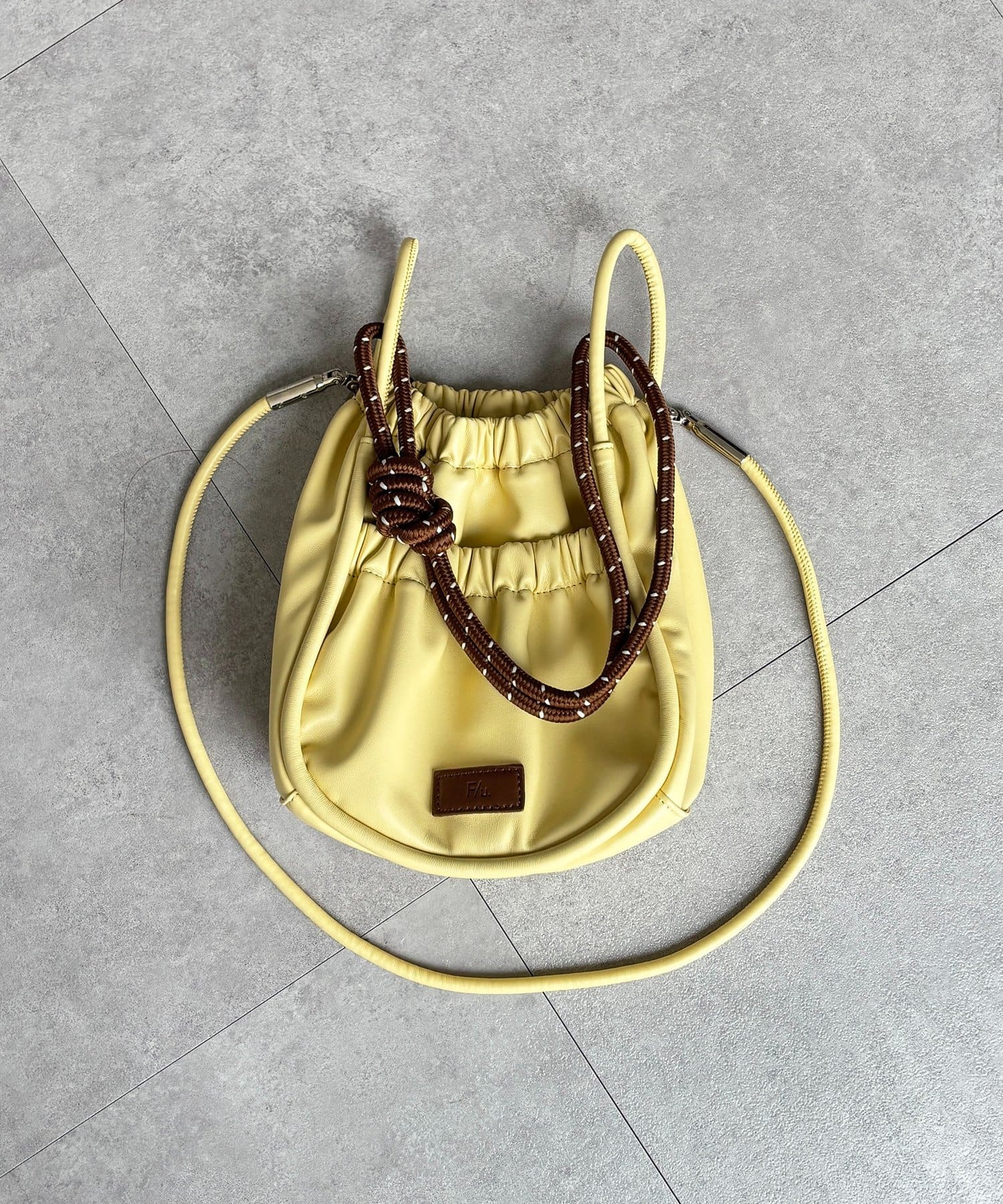 CPCM(シーピーシーエム) 【FUKA's企画】PUパラコードギャザーミニショルダーバッグ