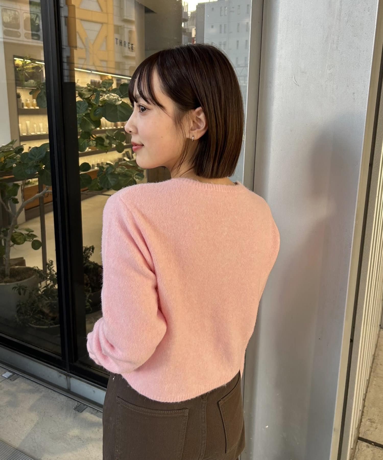 mystic(ミスティック) 【レイヤードスタイルも◎】PARIS刺繍カーディガン