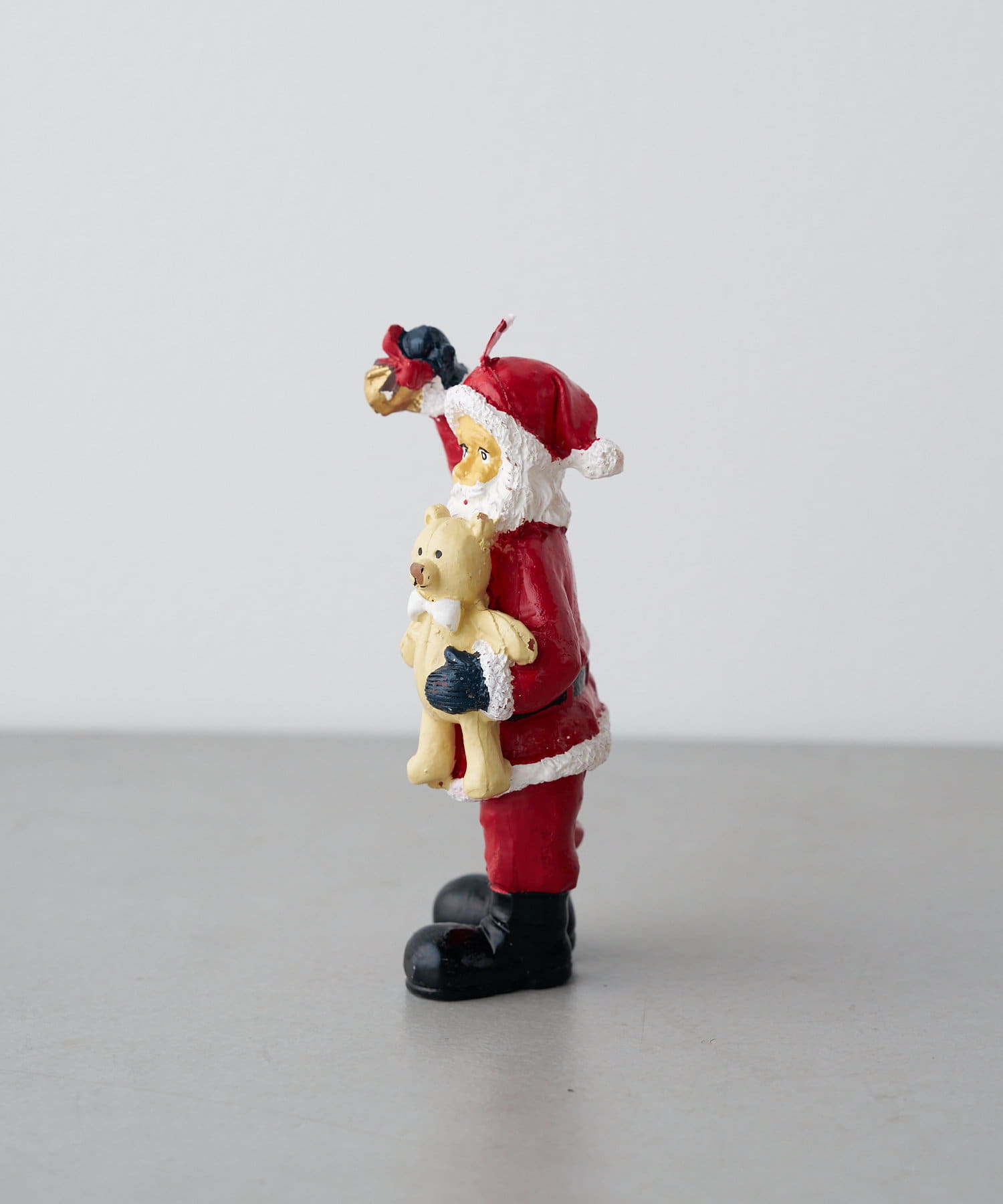 BIRTHDAY BAR(バースデイバー) CRAFT CANDLE SANTA BELL RINGER RED