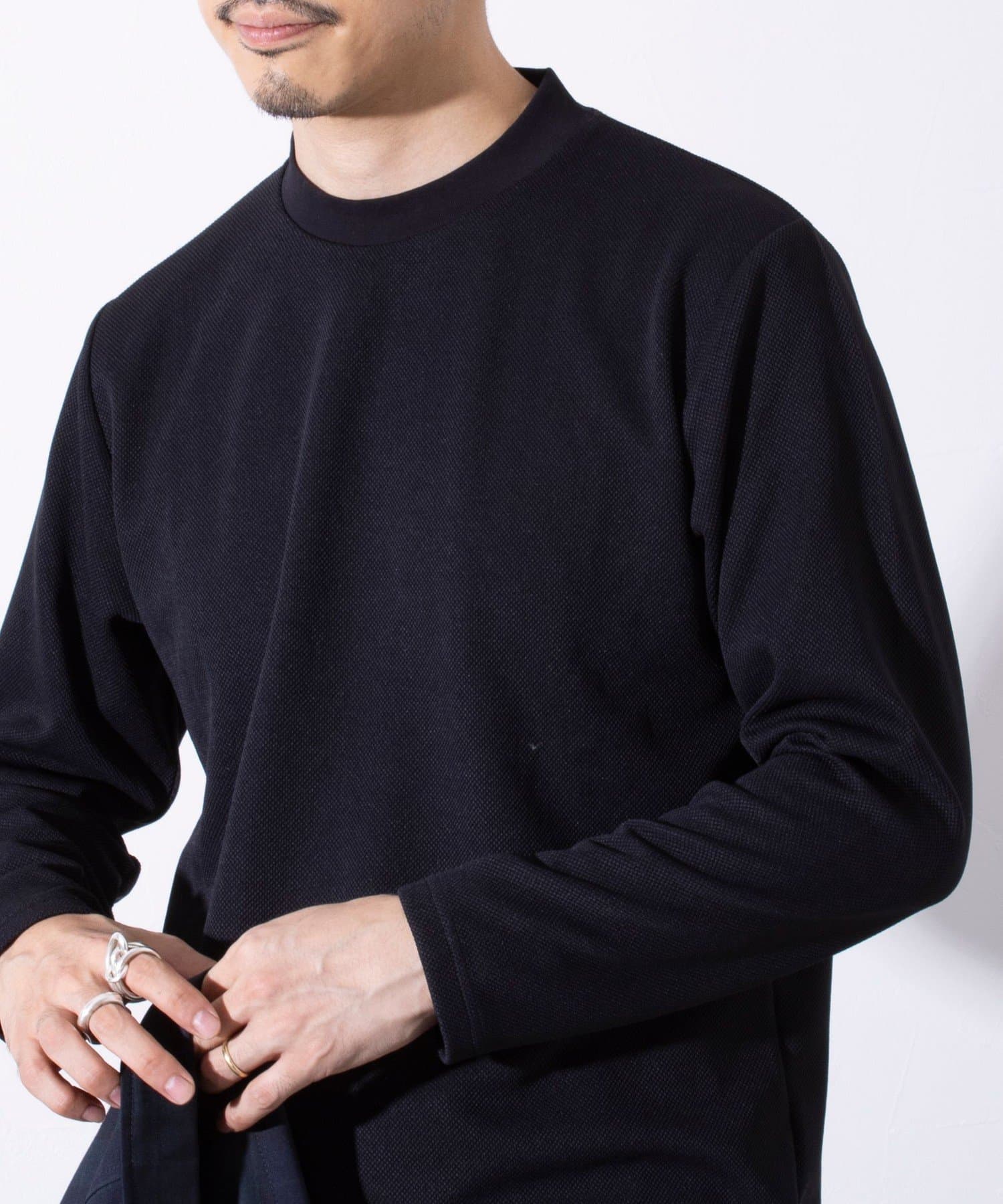 FREDY & GLOSTER(フレディ アンド グロスター) 【GLOSTER】鹿の子 ジャケT 長袖Tシャツ ビジカジ対応