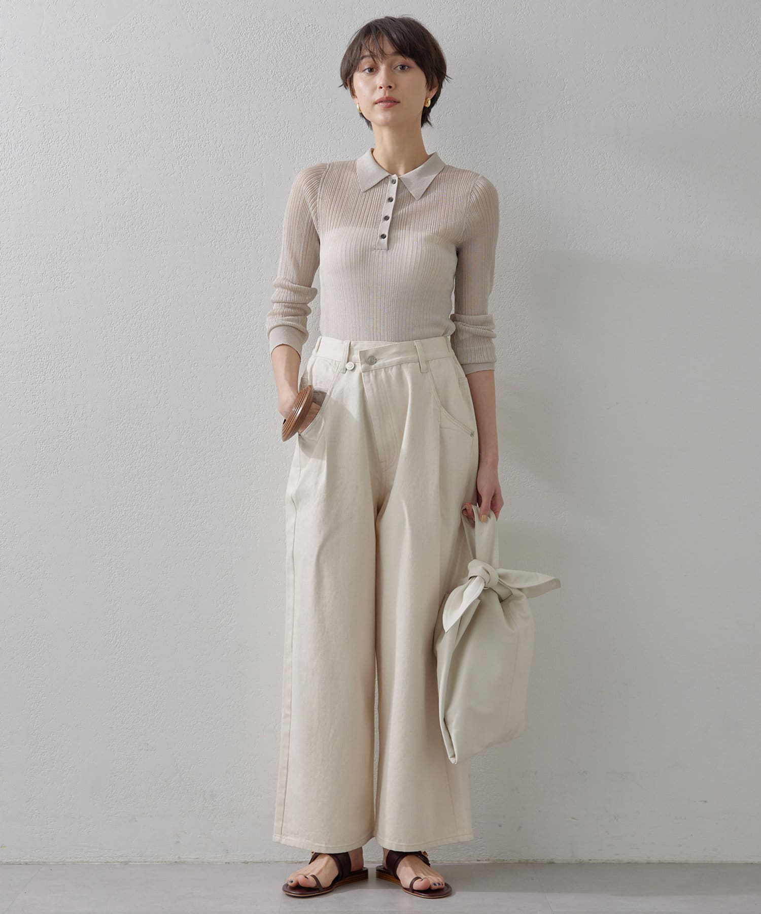 Whim Gazette THE PAUSE グレー バルーンパンツ THE PAUSE】ラップパンツ | Whim Gazette(ウィム ガゼット