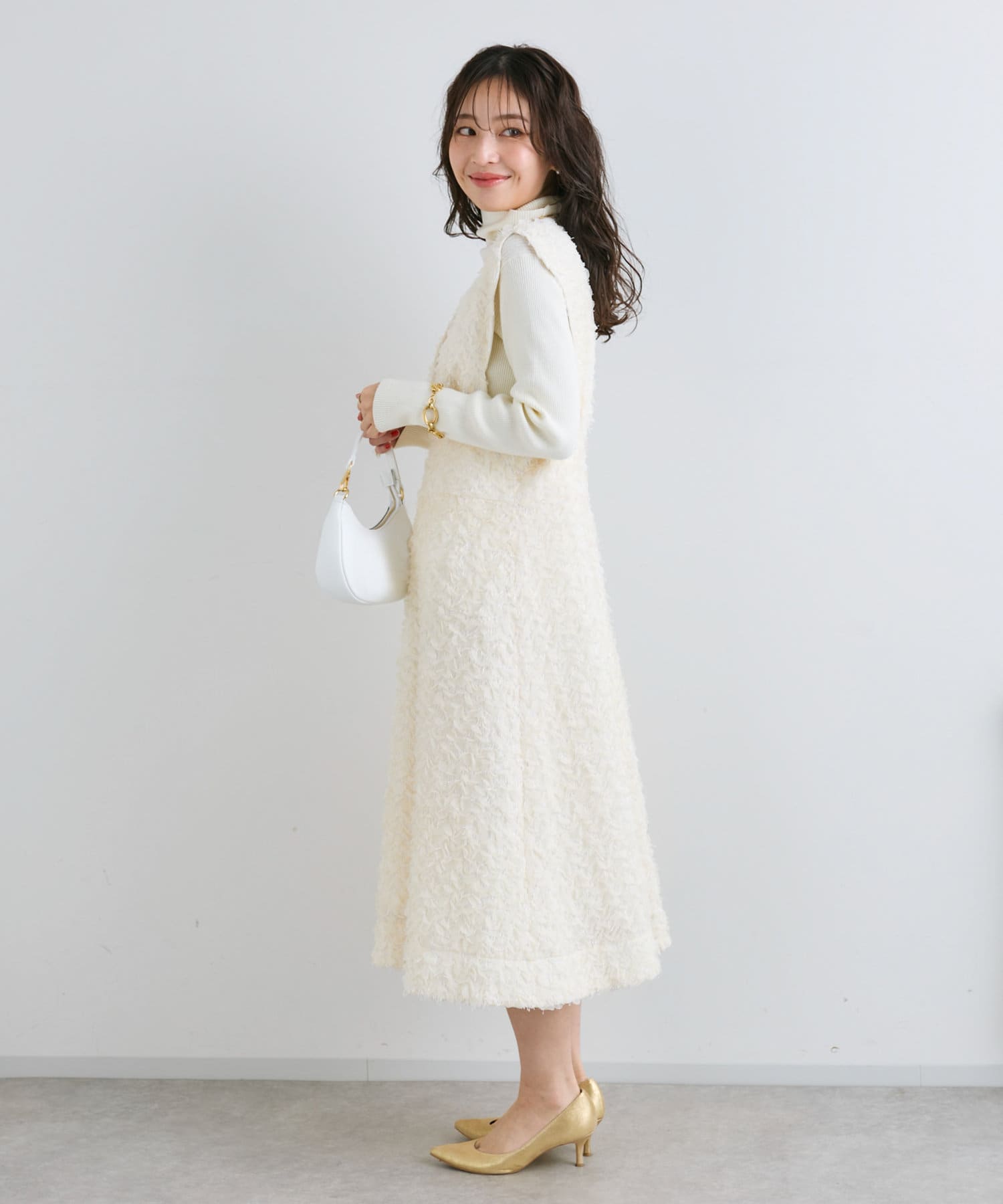 les bonbons♡さま 専用です バイカラーパイピングマーメイドワンピース | La boutique