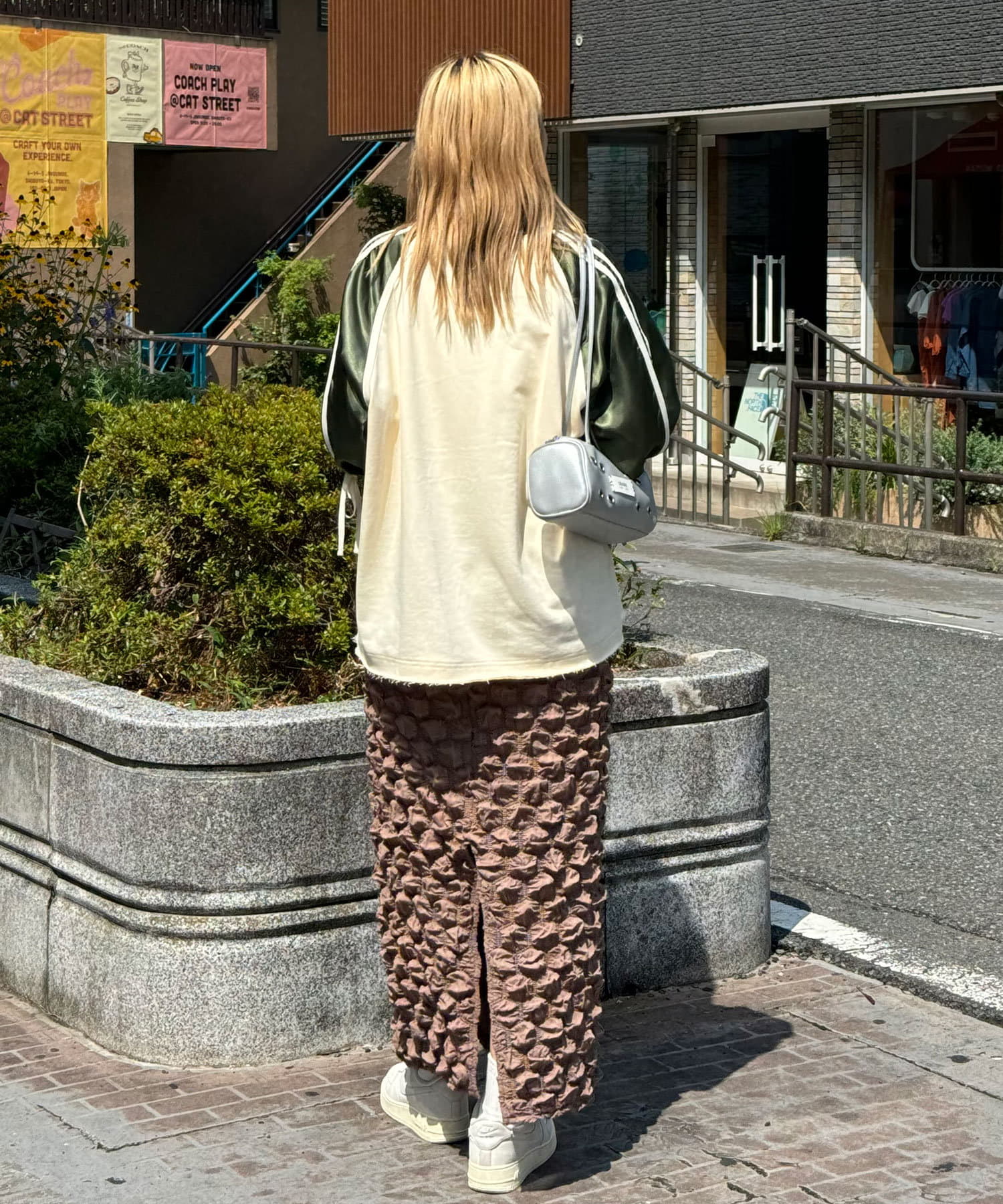 OUTLET(アウトレット) 【Ciaopanic】ぽこぽこシャーリングIラインスカート