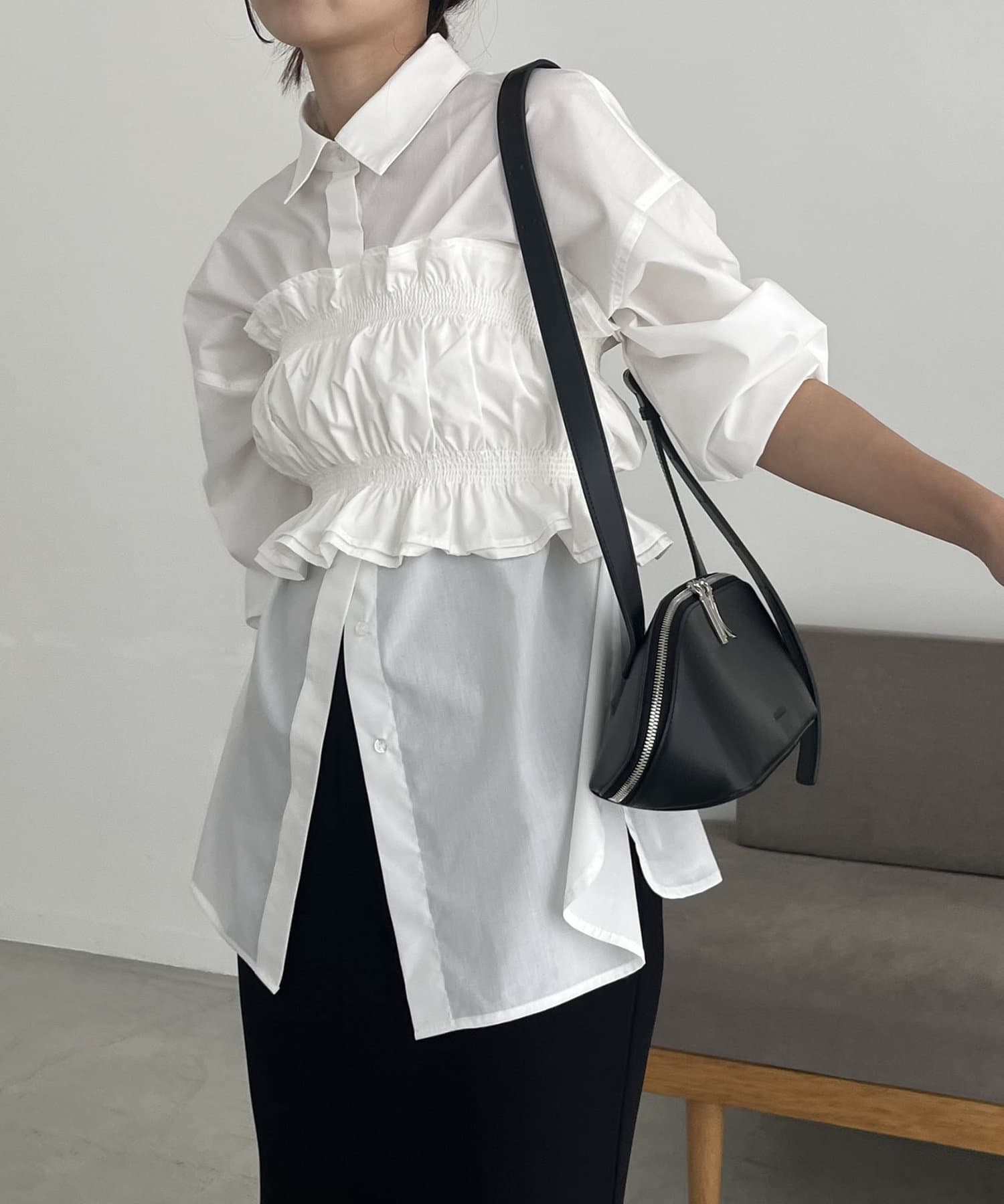 CAPRICIEUX LE'MAGE】ビスチェSETシャツ | OUTLET(アウトレット