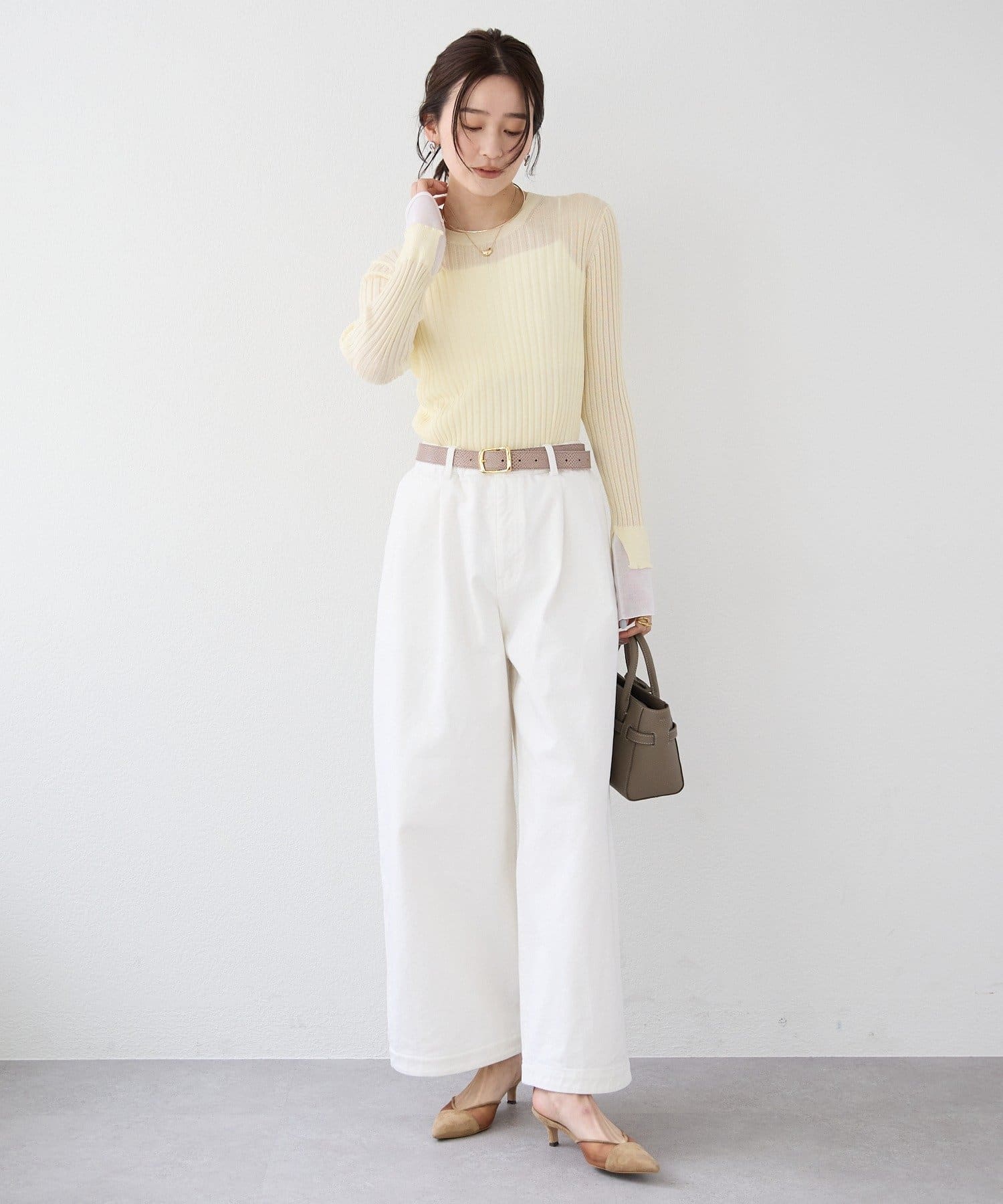 RIVE DROITE(リヴドロワ) 予約【新色追加/リピート続出/インフルエンサーSHIHO企画】【MONN.:.(モン)】型押しベルト