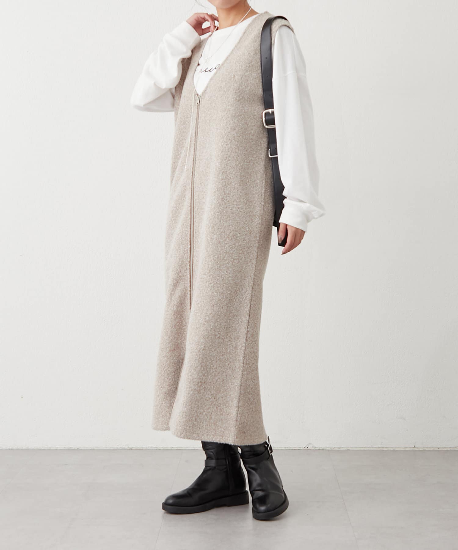 Remind me and forever(リマインドミーアンドフォーエバー) 【再入荷】【パルクロ限定】前ZIPジャンスカ