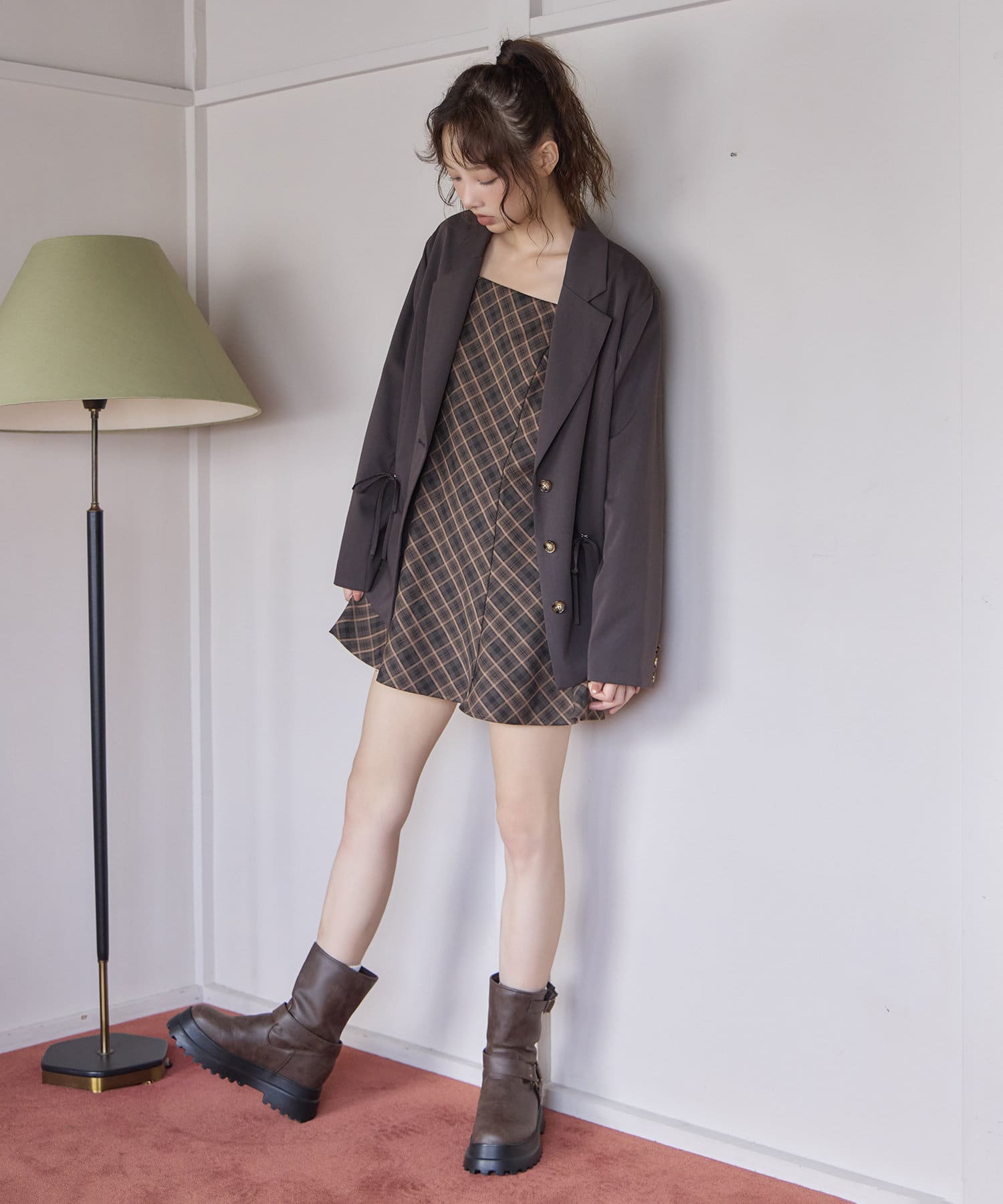 NICE CLAUP / OLIVE des OLIVE OUTLET(ナイスクラップ  / オリーブ デ オリーブ アウトレット) 【one after another】ミニワンピセット