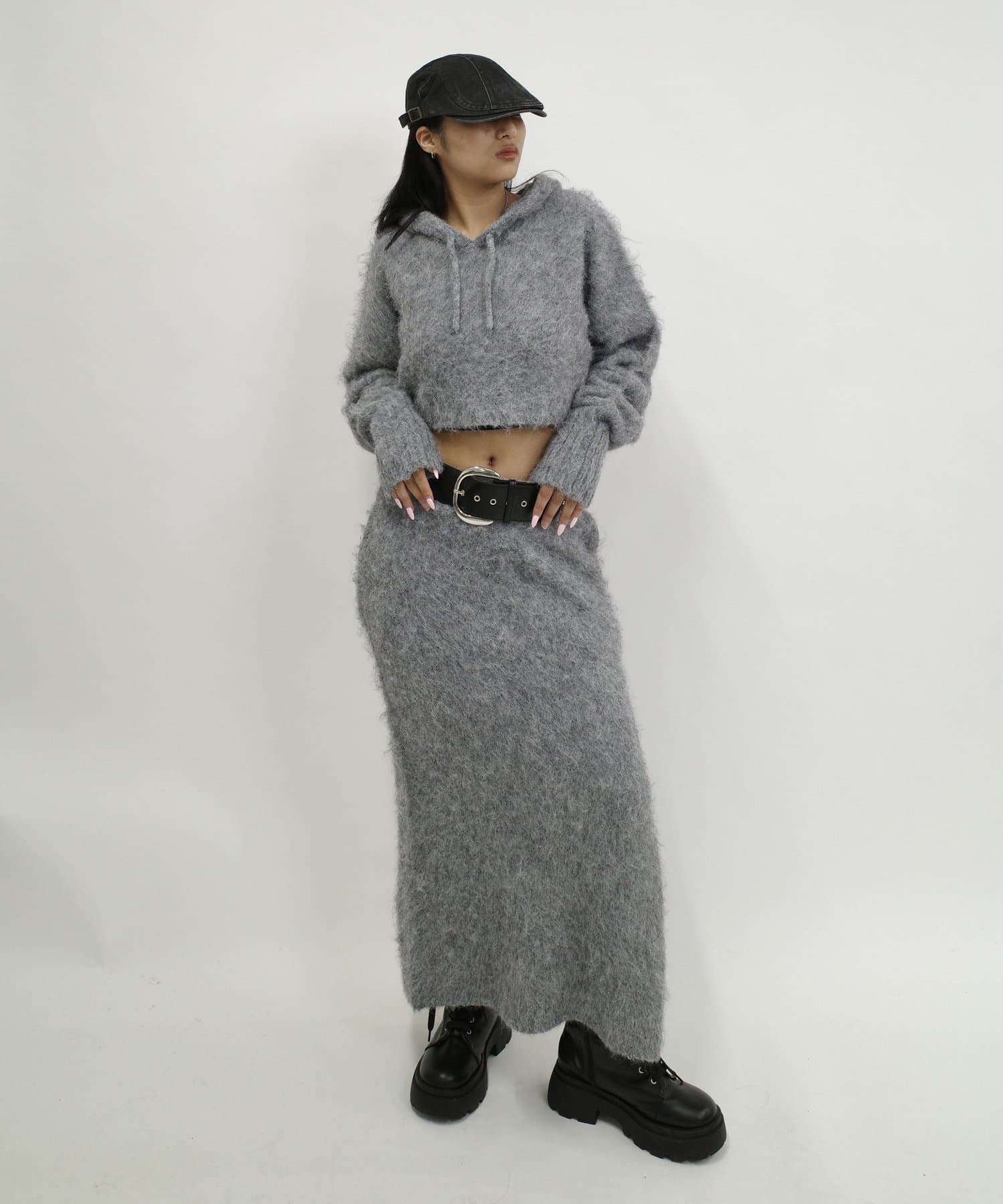 HUG.U パーカー レディース ニュアンスカラー トレーナー ニット ニットパーカー トップス プルオーバー スリット : HUG.U(ハグユー)  - 通販 - Yahoo!ショッピング