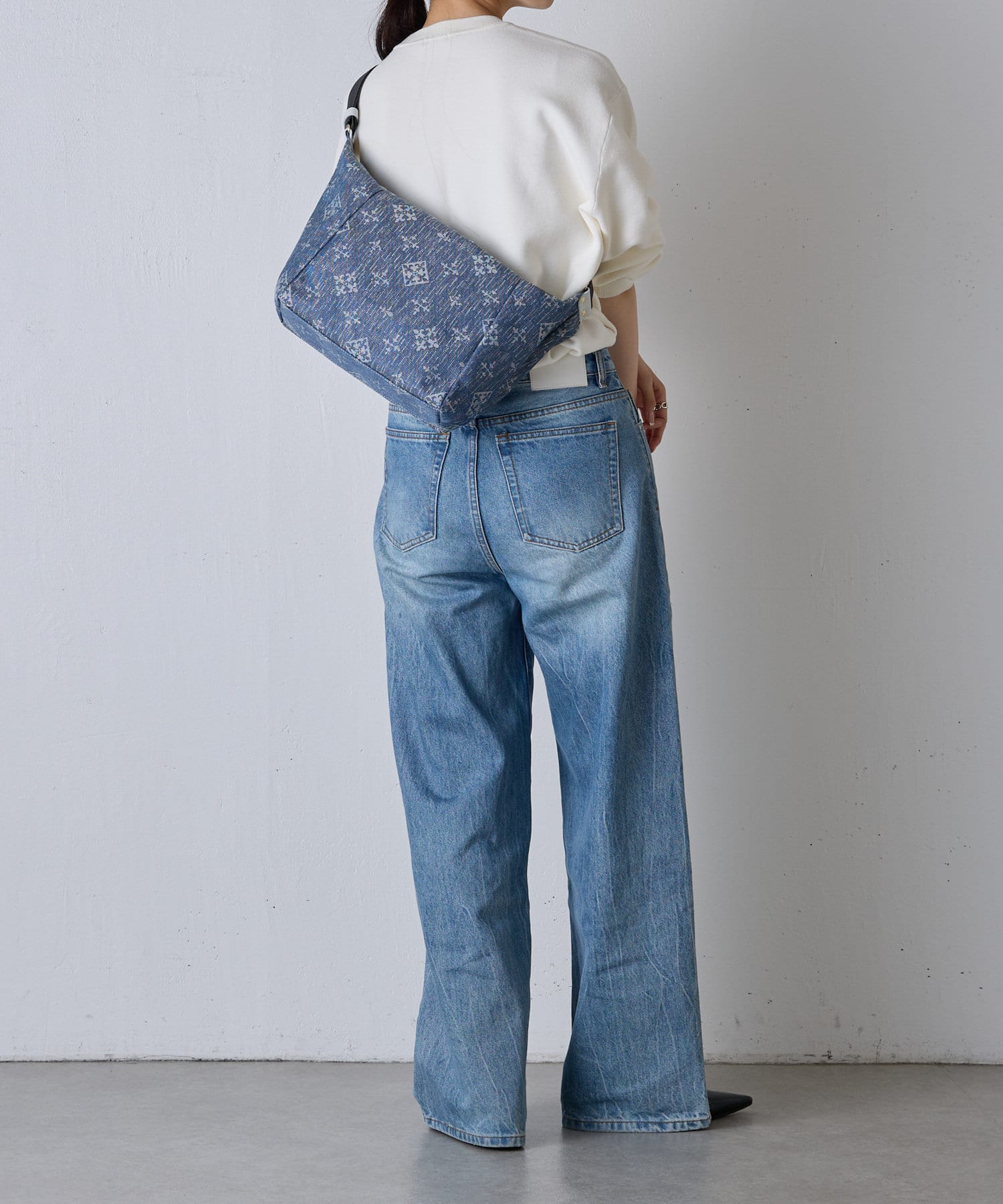 russet(ラシット) ［去年即完売アイテムが復活！］【Denim Jacquard】WEB限定 スリングバッグ