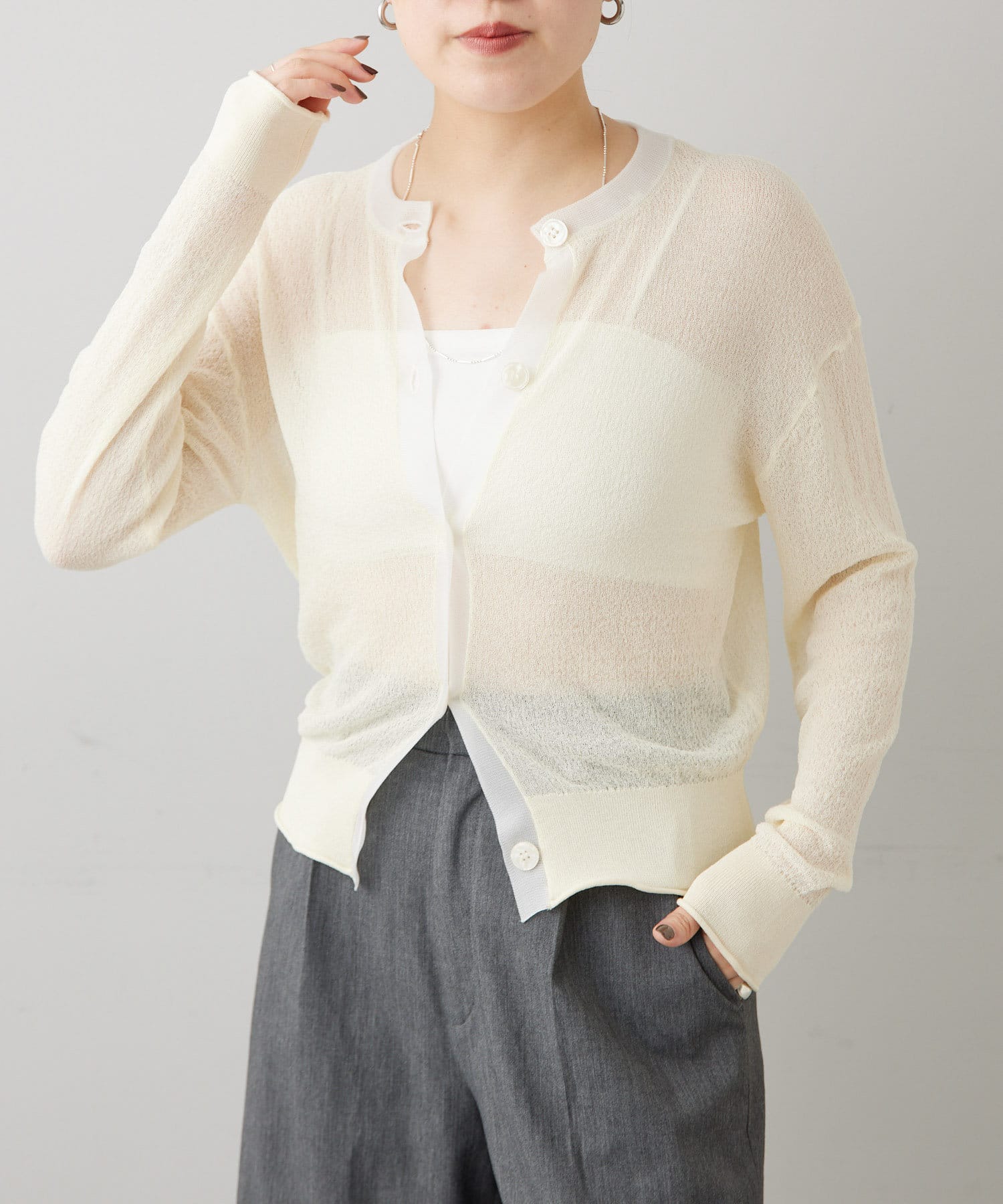 ear PAPILLONNER】シアーカーディガン【SUM1 STYLE】 | OUTLET