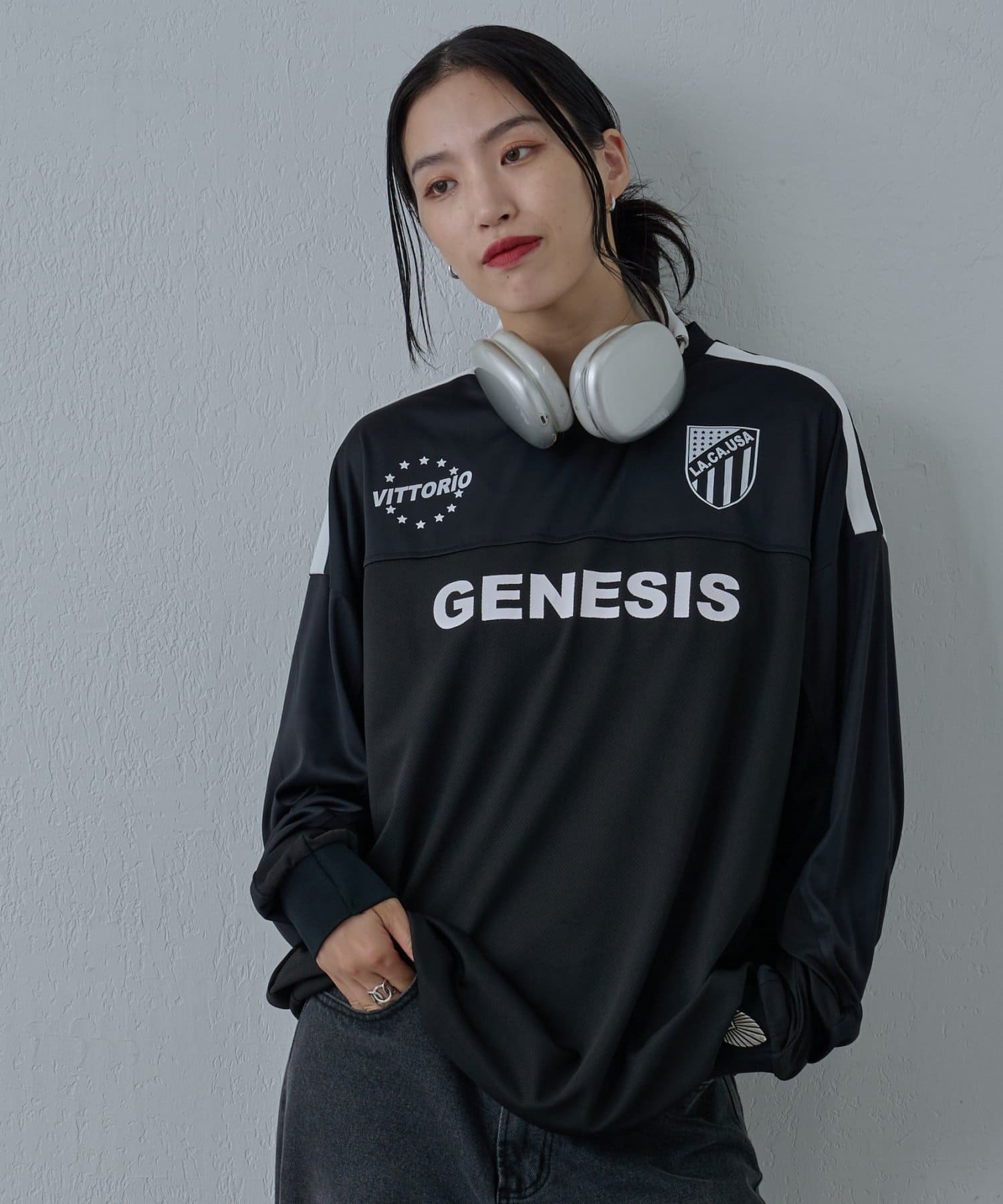 adidas デサント製 希少 ゲームシャツ ロンT 【公式通販】