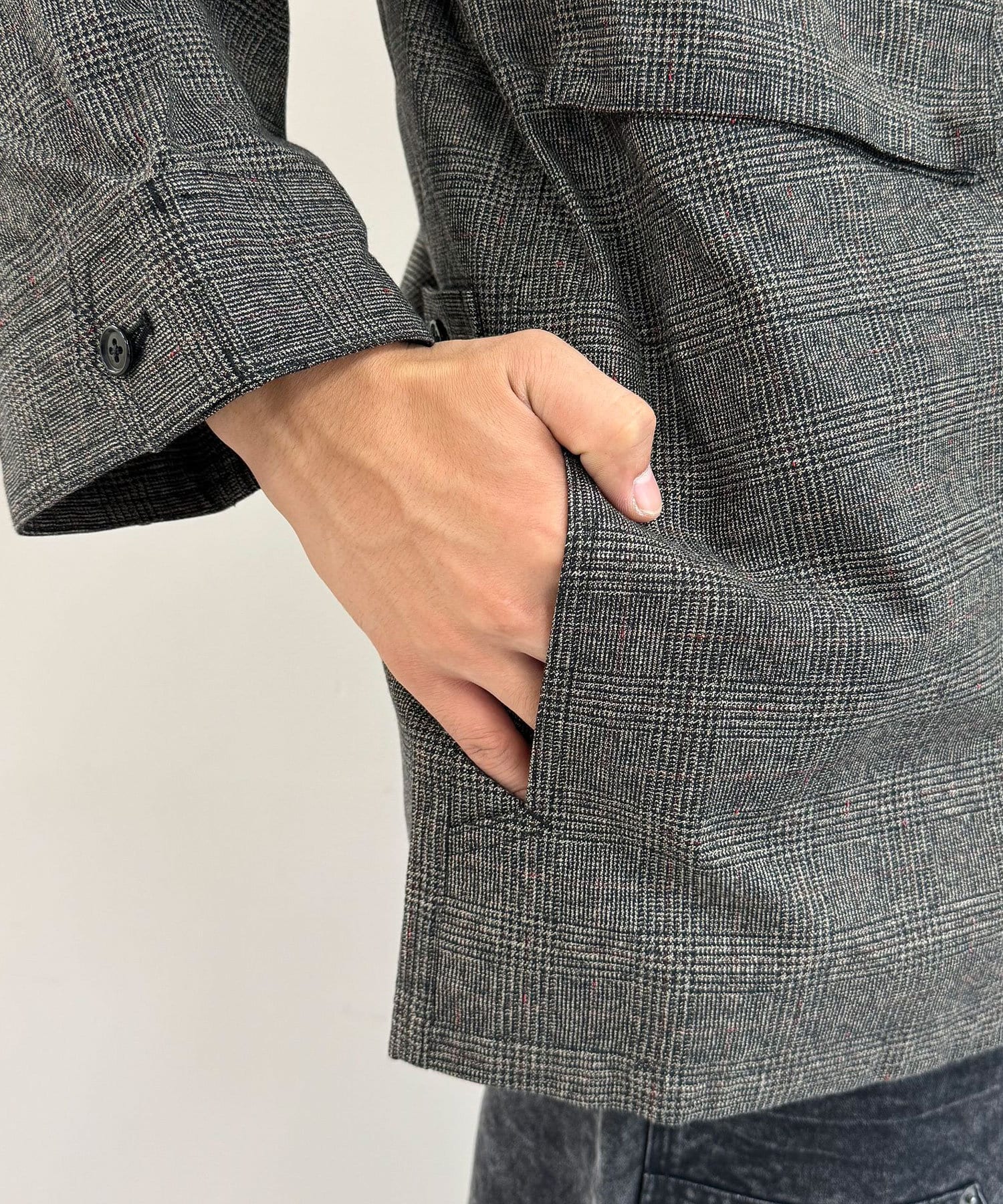 CIAOPANIC(チャオパニック) 【AïE/エーアイイー】PRS Shirt - C/N/PE Heather Cloth