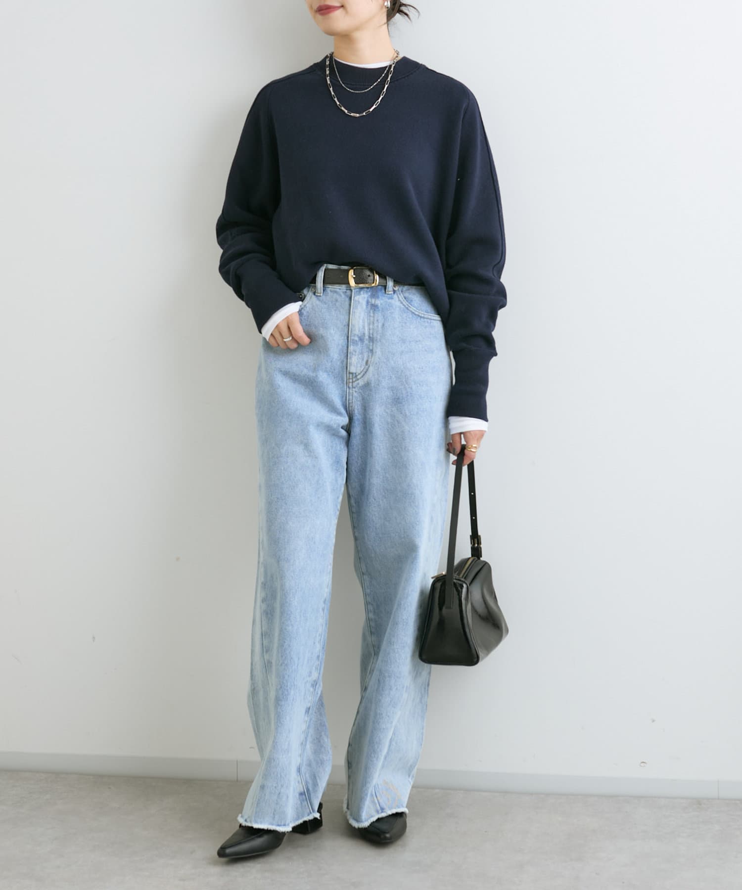 RIVE DROITE(リヴドロワ) 予約【MONN.:.(モン)】neat wide DENIM/12月中旬お届け予定