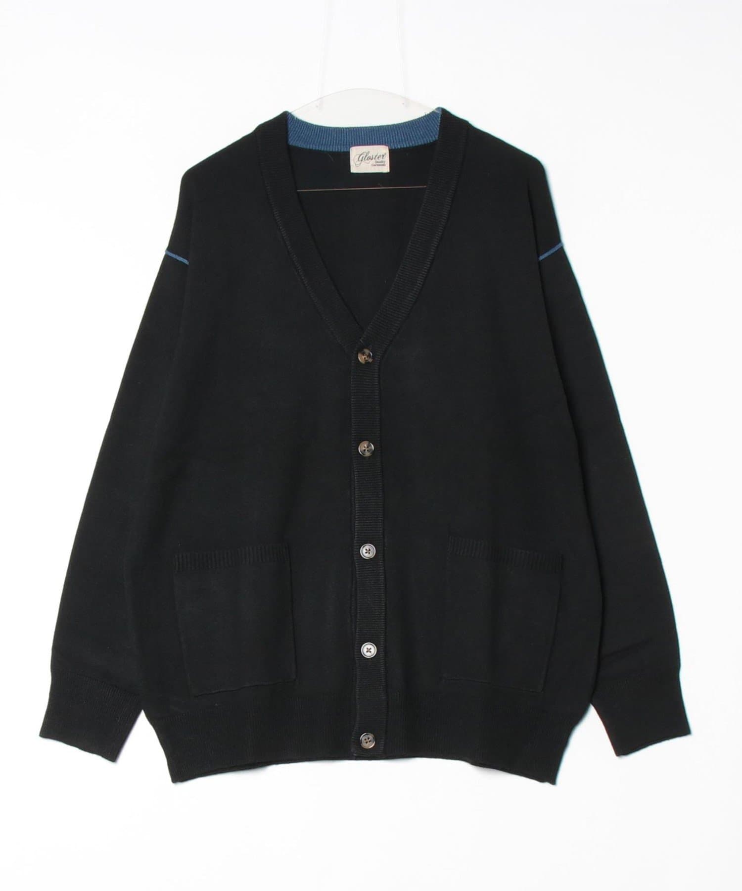 FREDY & GLOSTER(フレディ アンド グロスター) 【GLOSTER】アクセント ニット Vネック カーディガン