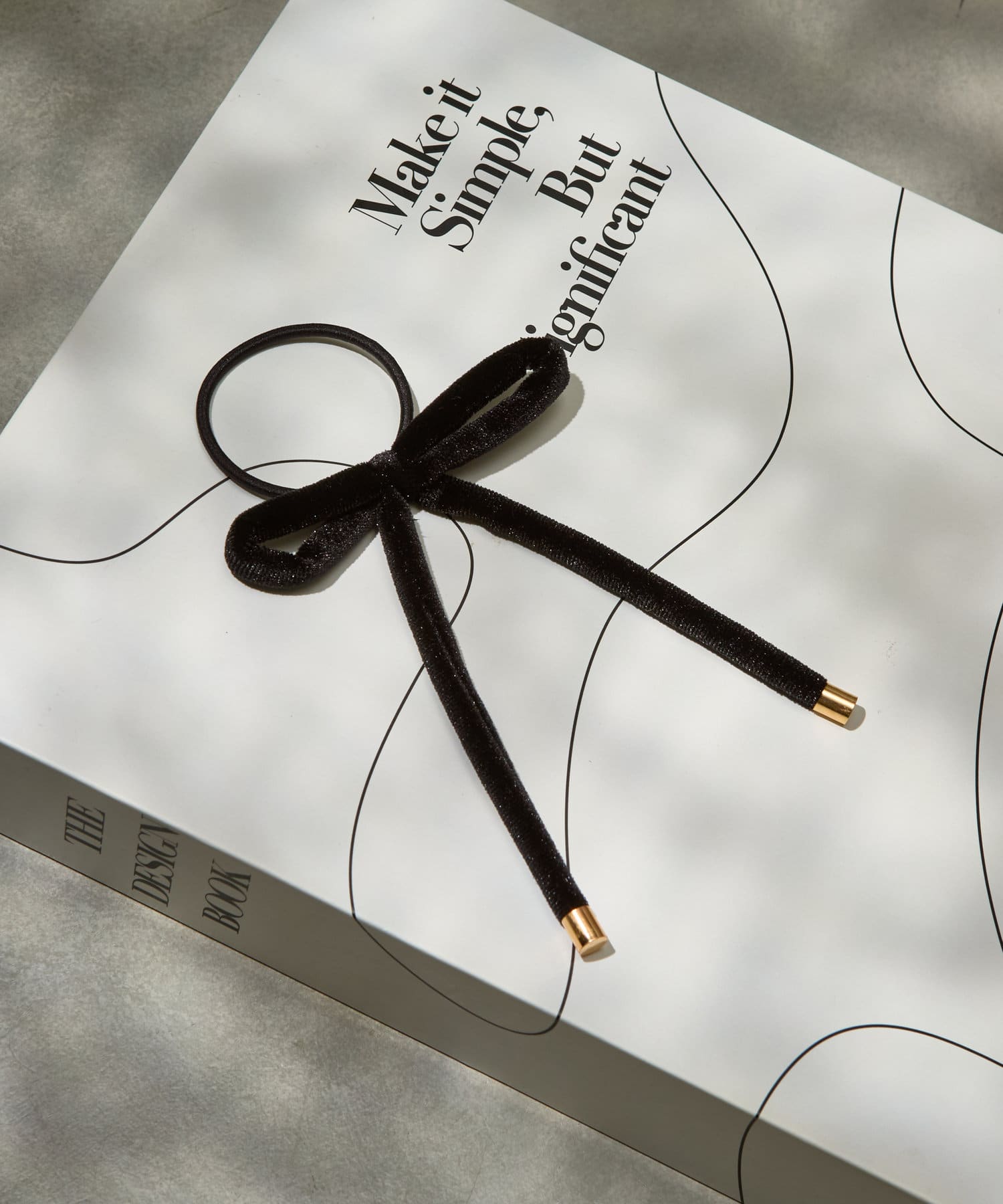 オーダー可能生地⑧ ベロアリボン付きパッチンピンベルベットリボン