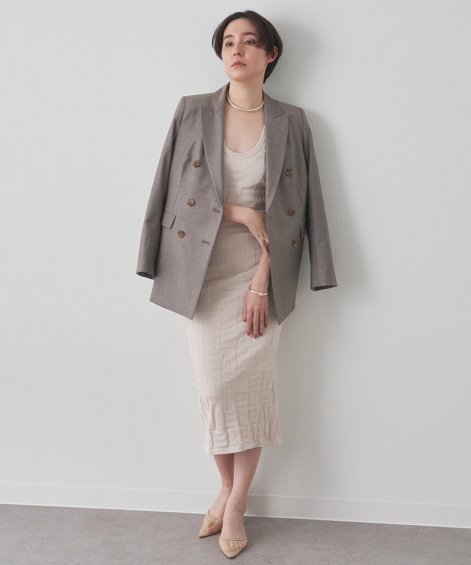 CEPIE./ロゴニットワンピース | Drawing Numbers(ドローイング