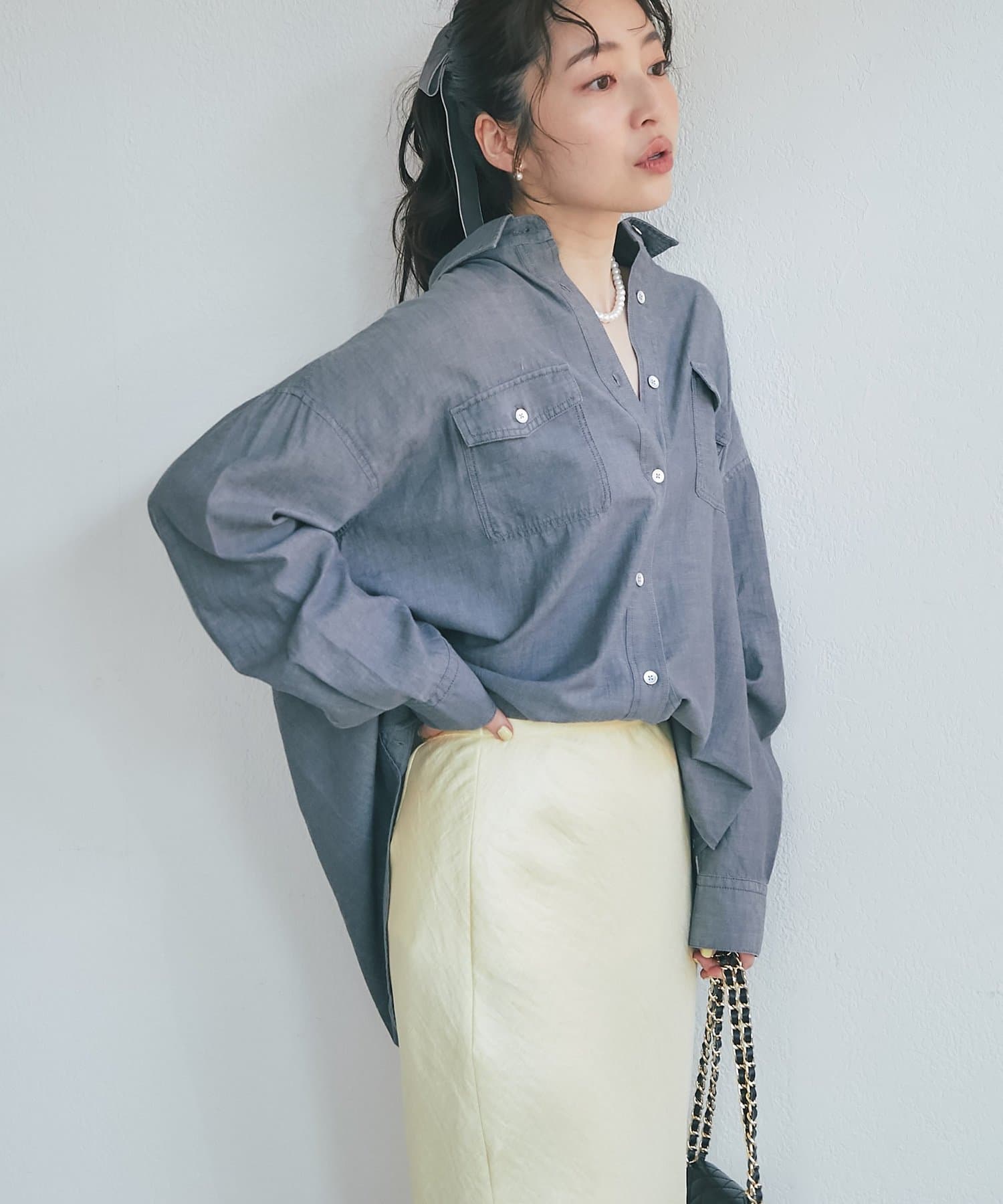 La boutique BonBon(ラブティックボンボン) 【新色追加！・お上品リボン】ベルベットヘアゴム