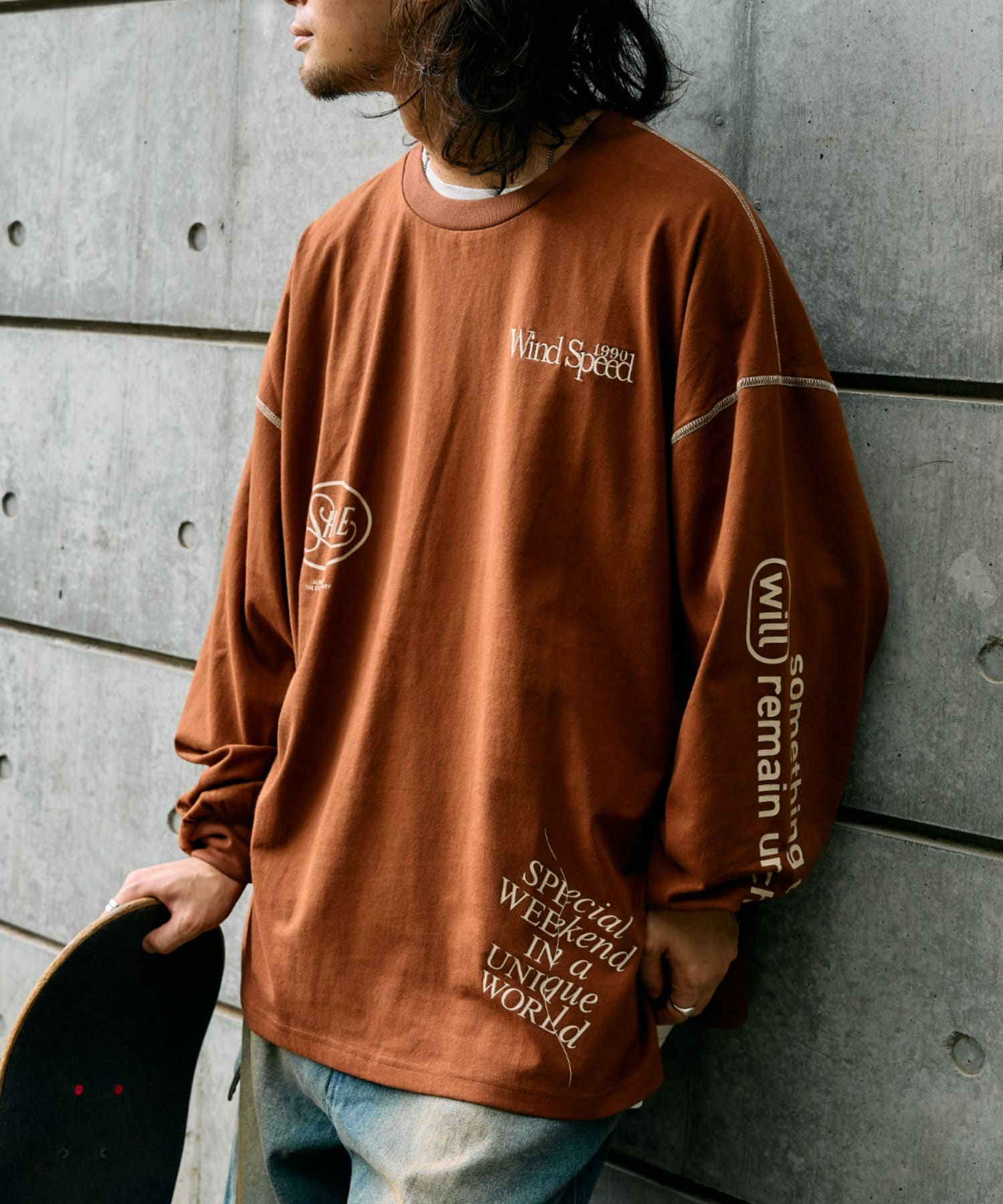 OUTLET(アウトレット) 【CIAOPANIC TYPY】ランダム刺繍プリントロンTee