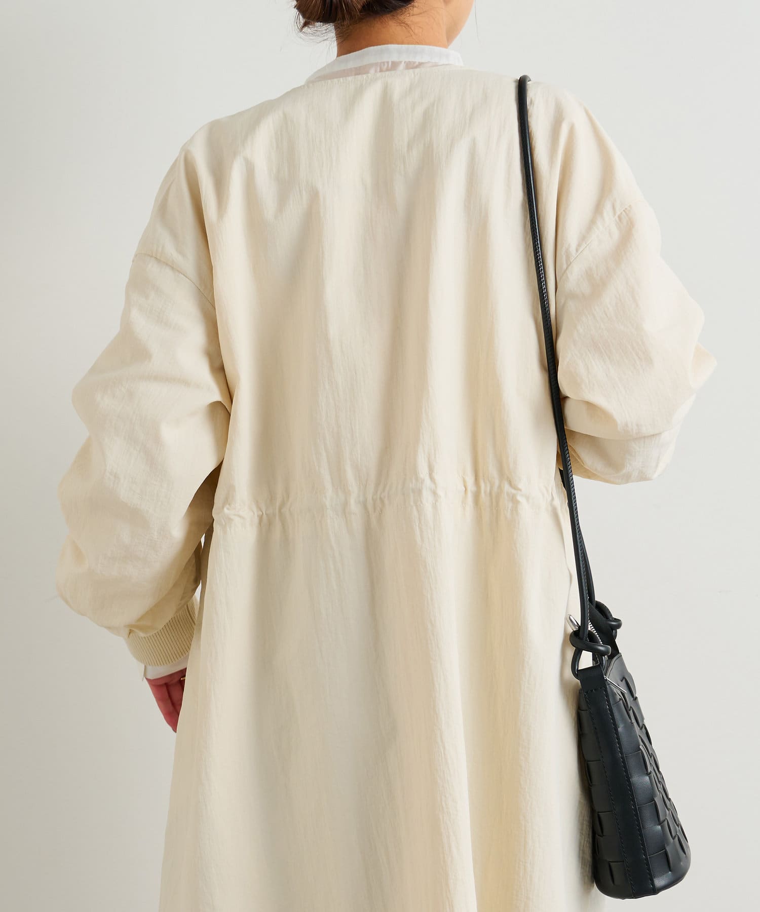 デイリーに活躍》ナイロンミニグログランコート | un dix cors