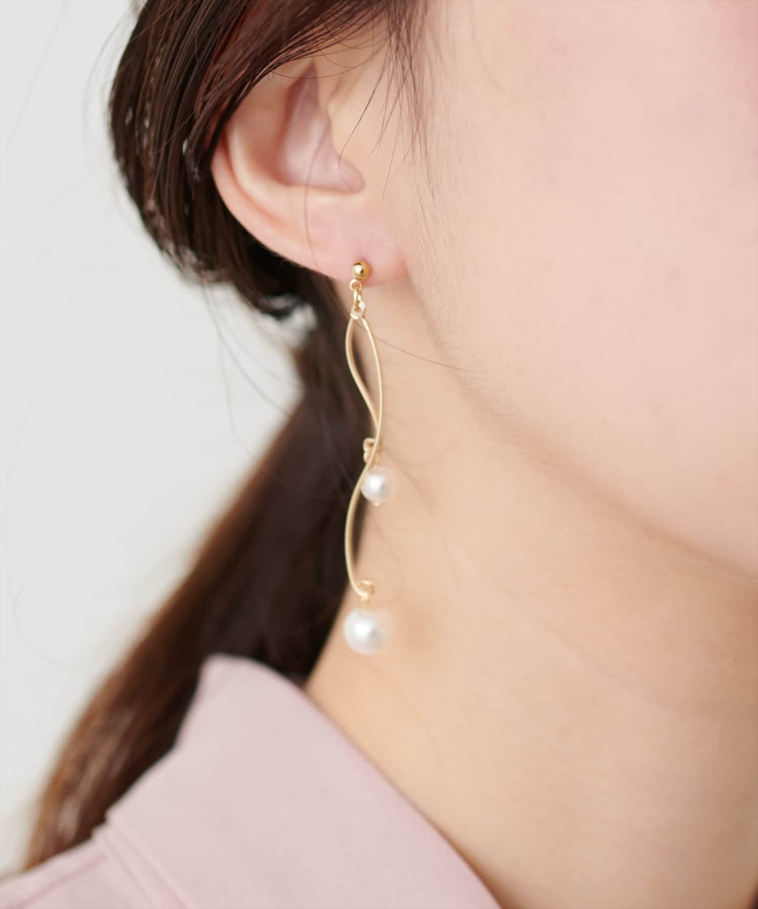 natural couture(ナチュラルクチュール) パールピアス