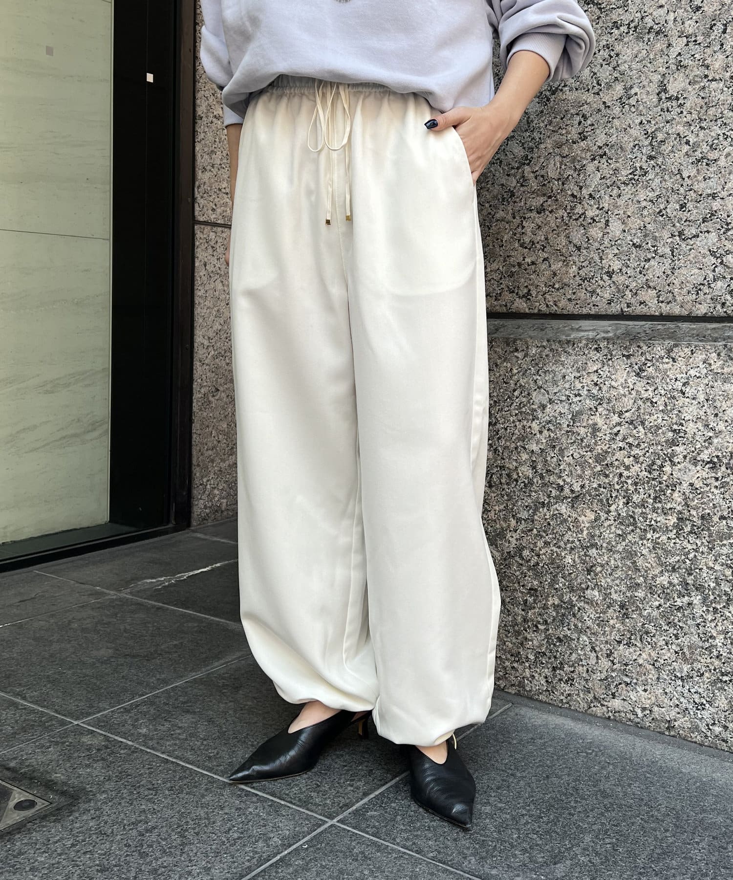 jena espace merveilleux◆トロミパラシュートパンツ セール】トロミパラシュートパンツ（その他パンツ）｜Jena