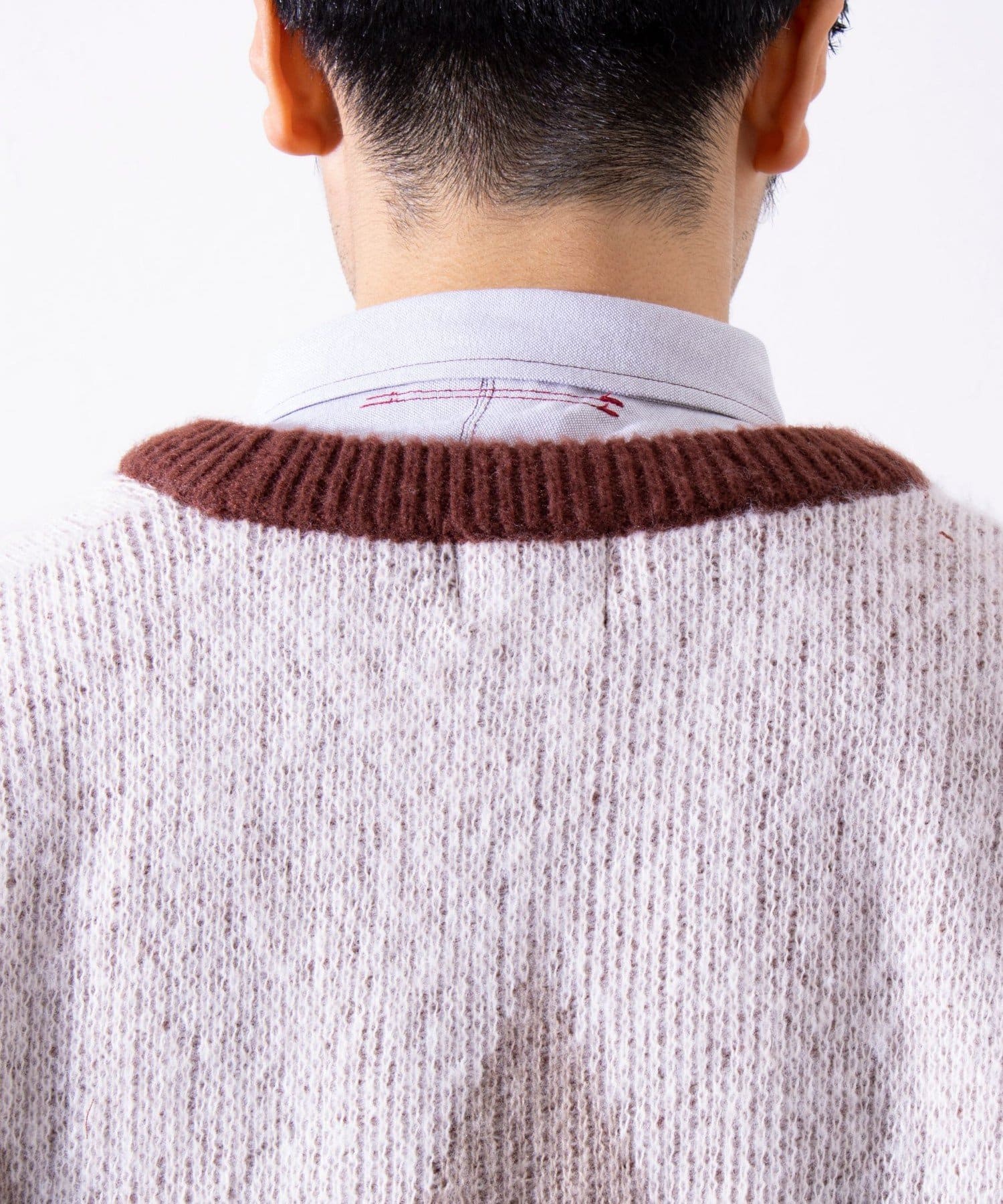 FREDY & GLOSTER(フレディ アンド グロスター) 【GLOSTER】モヘヤライク カーディガン (チェック/アーガイル)