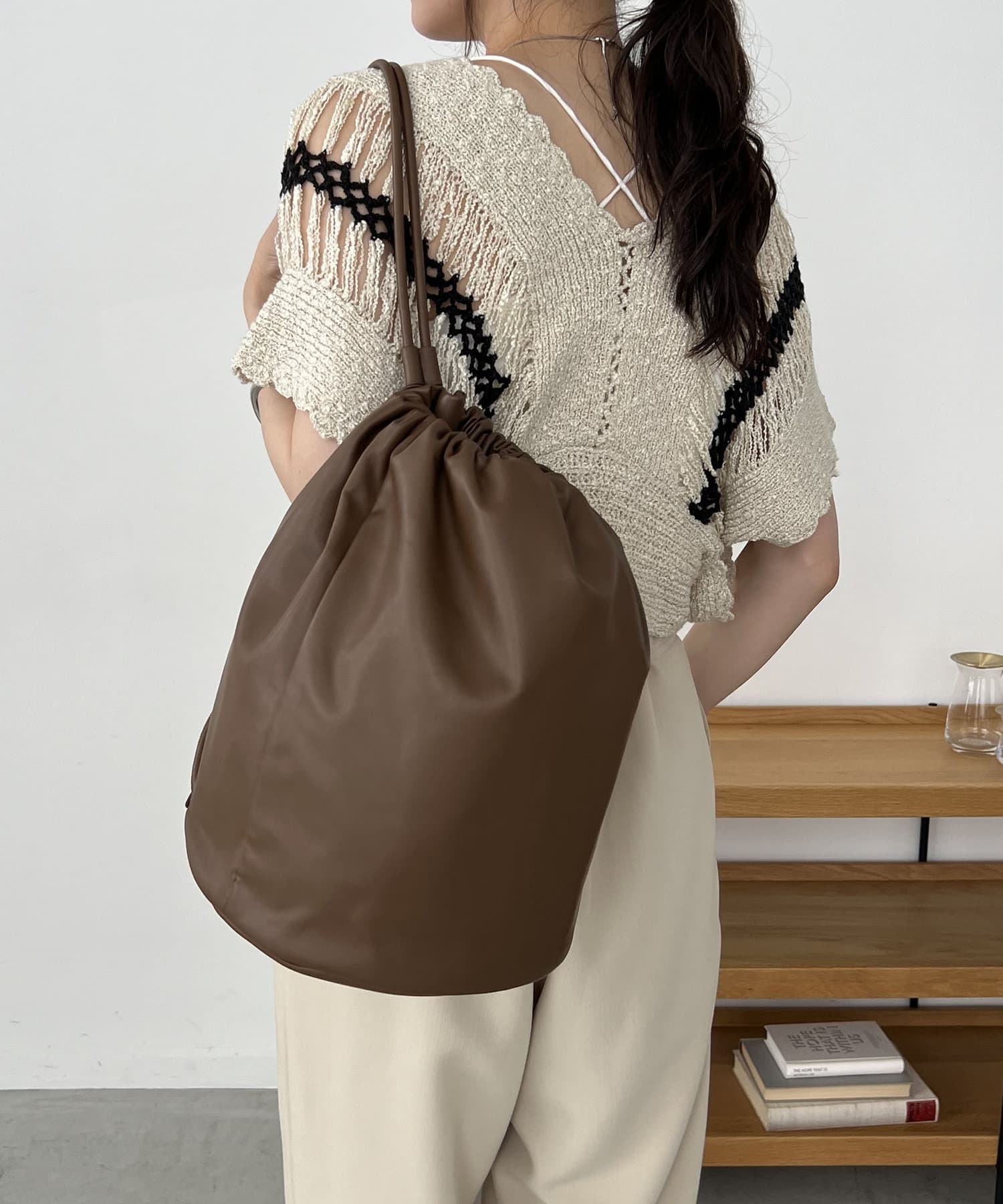 CAPRICIEUX LE'MAGE】ビーガンレザーボンサック | OUTLET(アウトレット