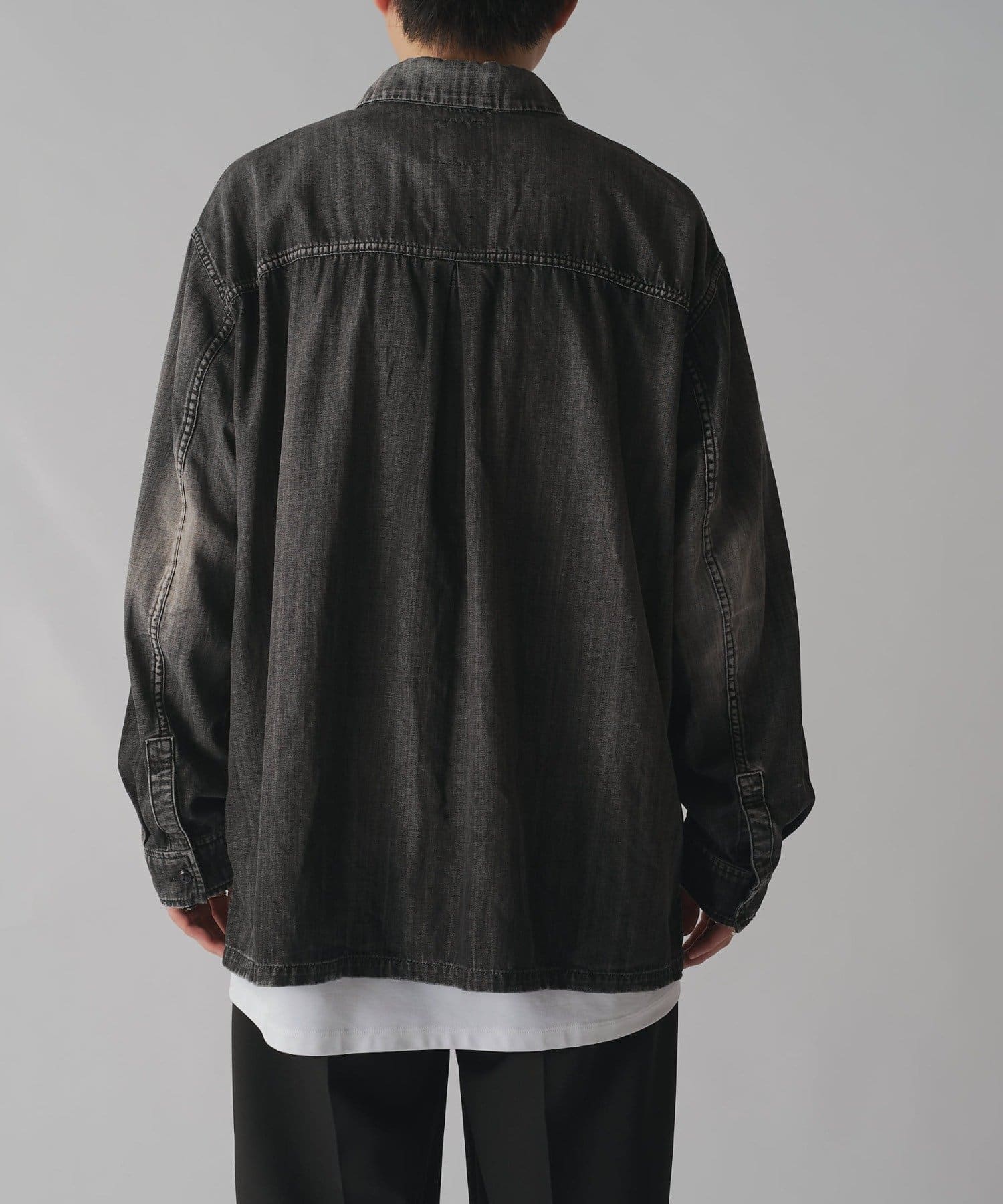 再入荷！】 オーバーシルエット！SSZ ダンガリーシャツブルゾン 【公式 