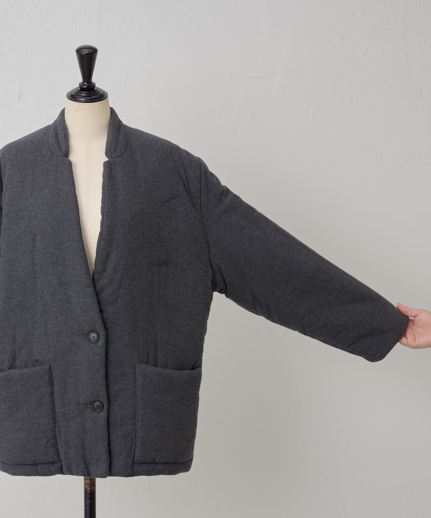 elsa esturgie》コットンフランネルコート | BEARDSLEY(ビアズリー  