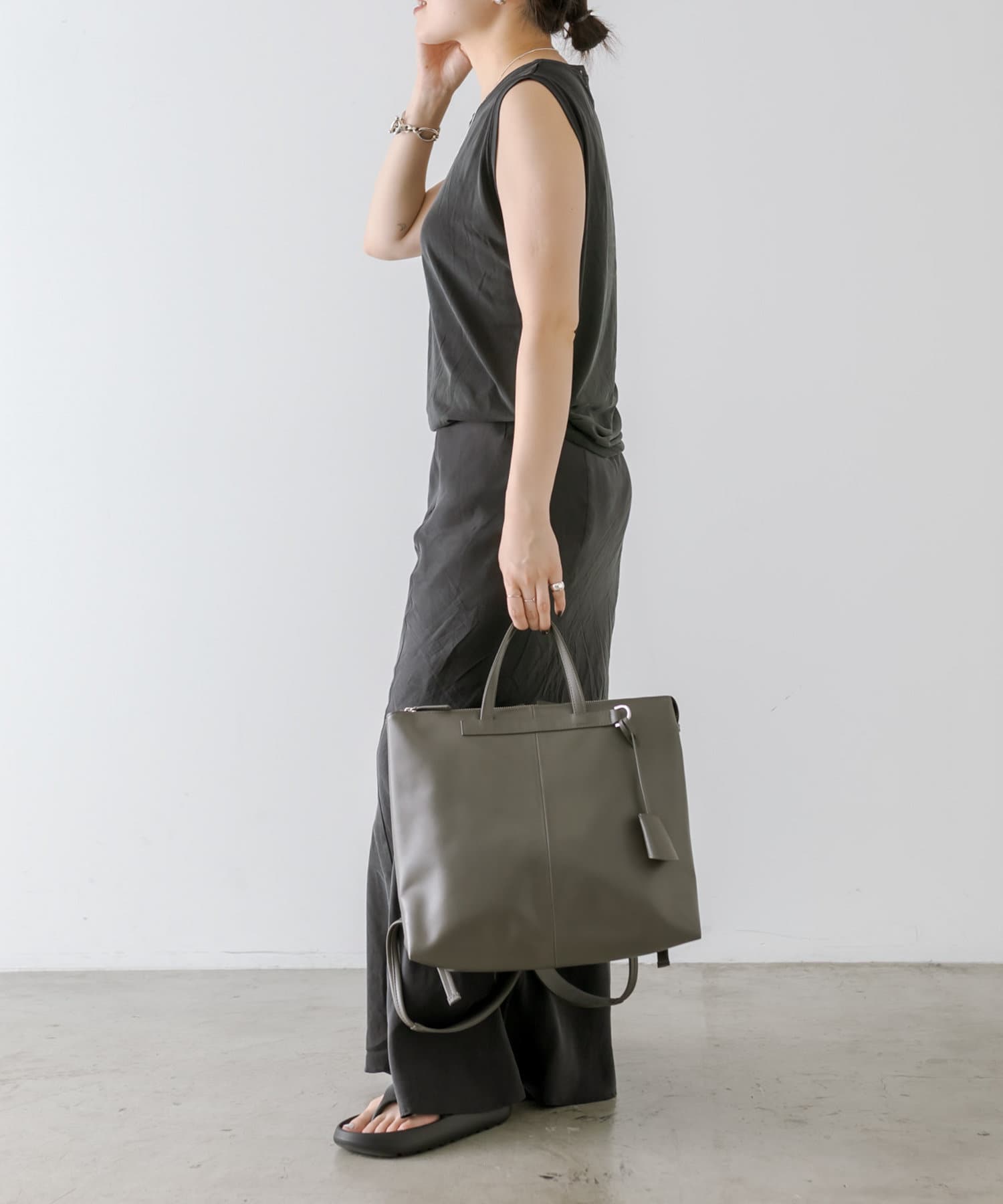 OUTLET(アウトレット) 【ear PAPILLONNER】レザースマートリュック