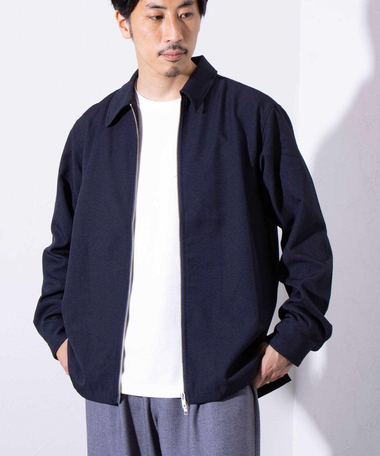 パラスパレス　ジップアップ GLOSTER】classy ジップアップ シャツブルゾン | FREDY