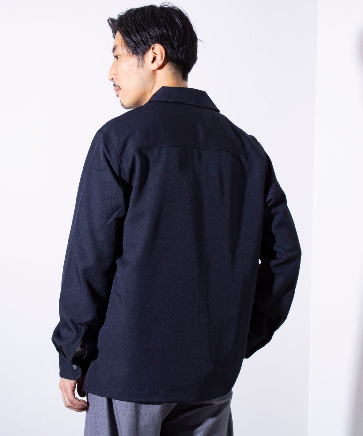 GLOSTER】classy ジップアップ シャツブルゾン | FREDY