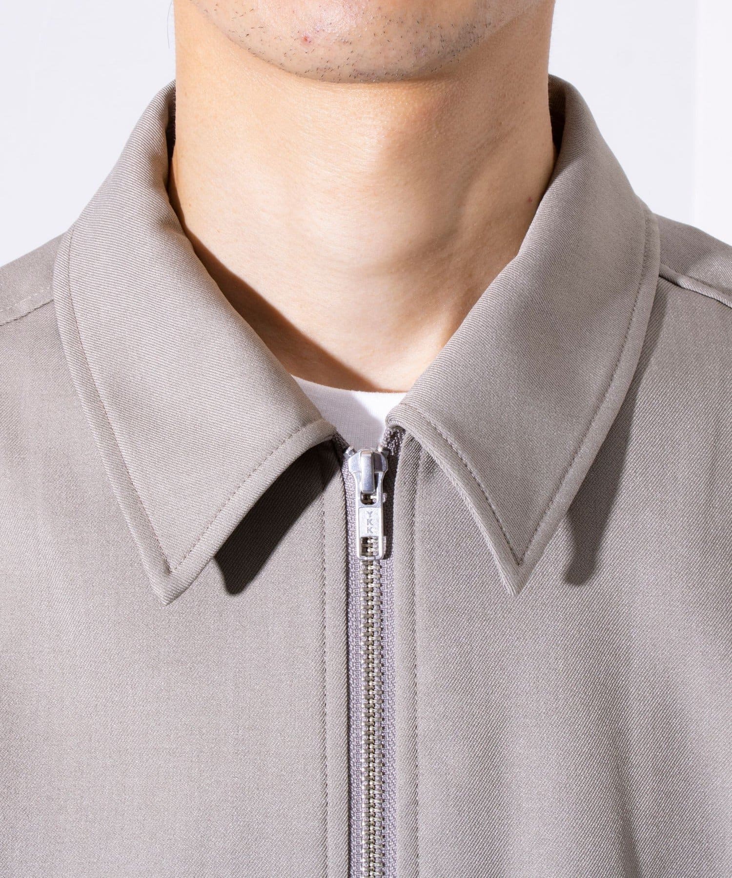 FREDY & GLOSTER(フレディ アンド グロスター) 【GLOSTER】classy ジップアップ シャツブルゾン