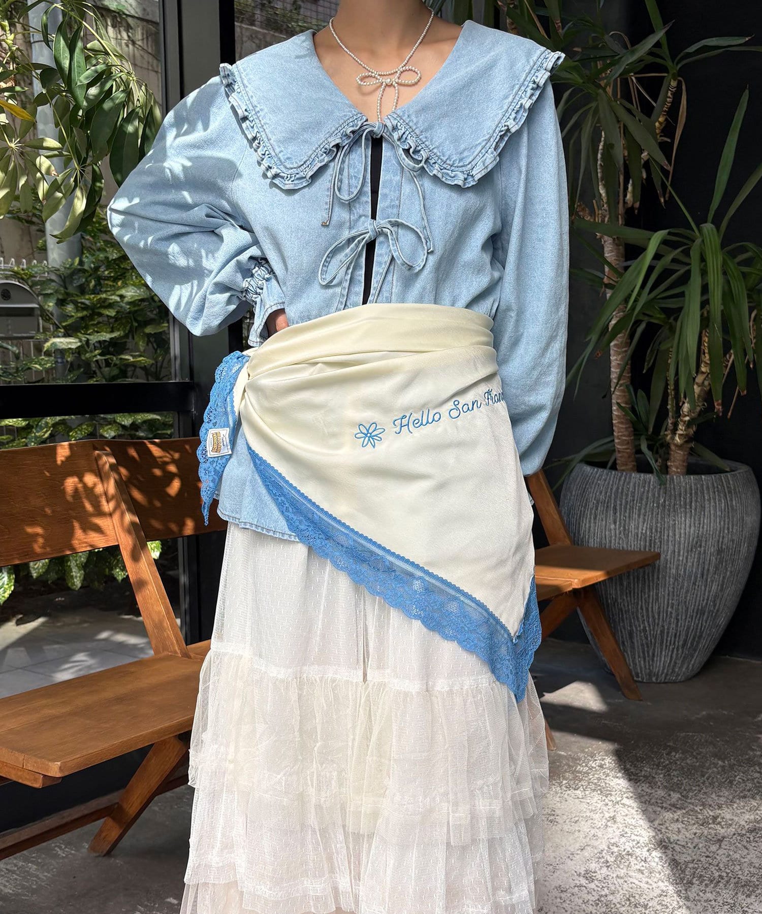 HELLO.SANFRANCISCO オーバーレース　ビスチェ　パンツ　セット HELLO.SANFRANCISCO（ハローサンフランシスコ）の「【HELLO
