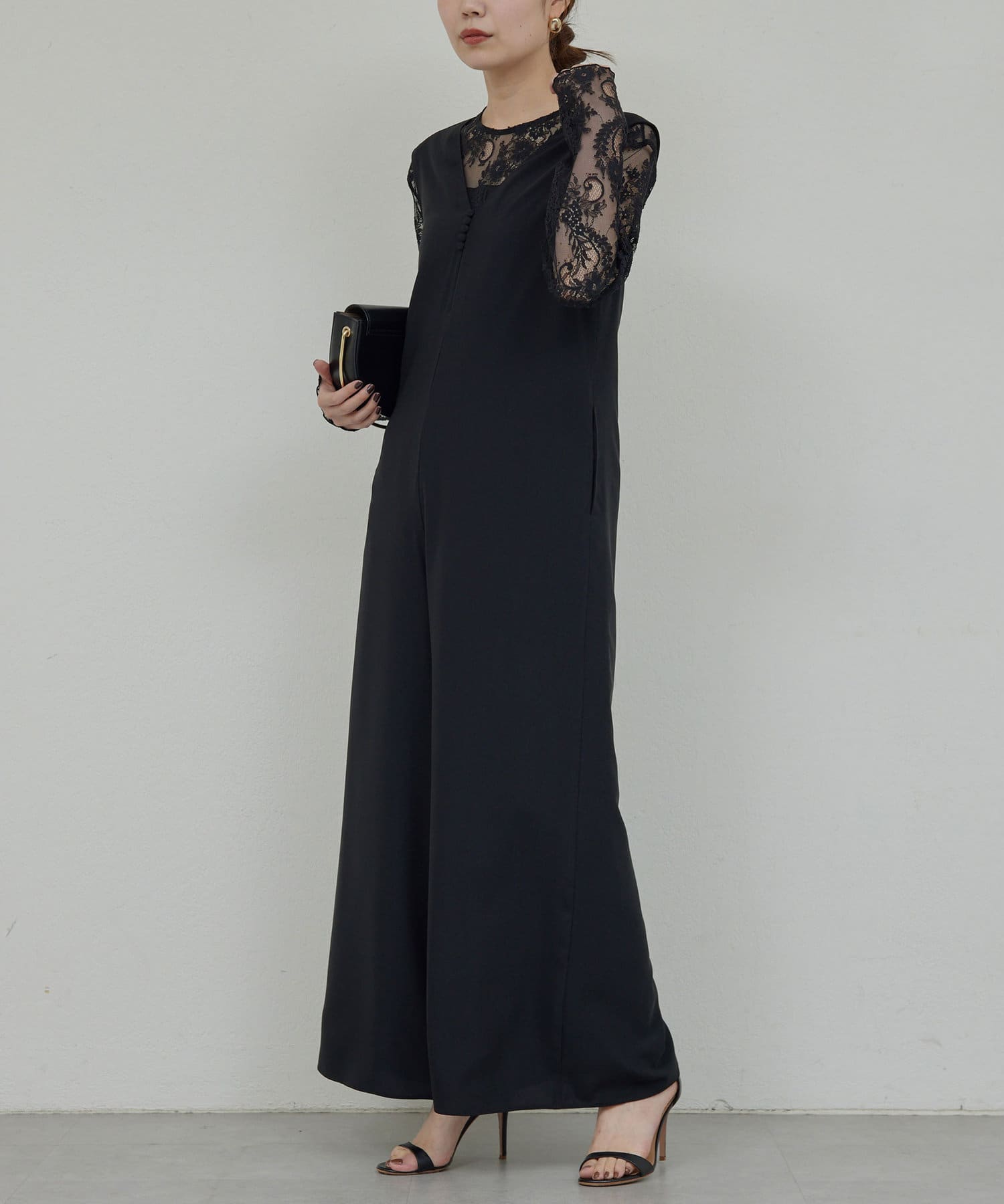 Loungedress GALLARDAGALANTE ベアトップオールインワン Loungedress GALLARDAGALANTE ベアトップオールインワン