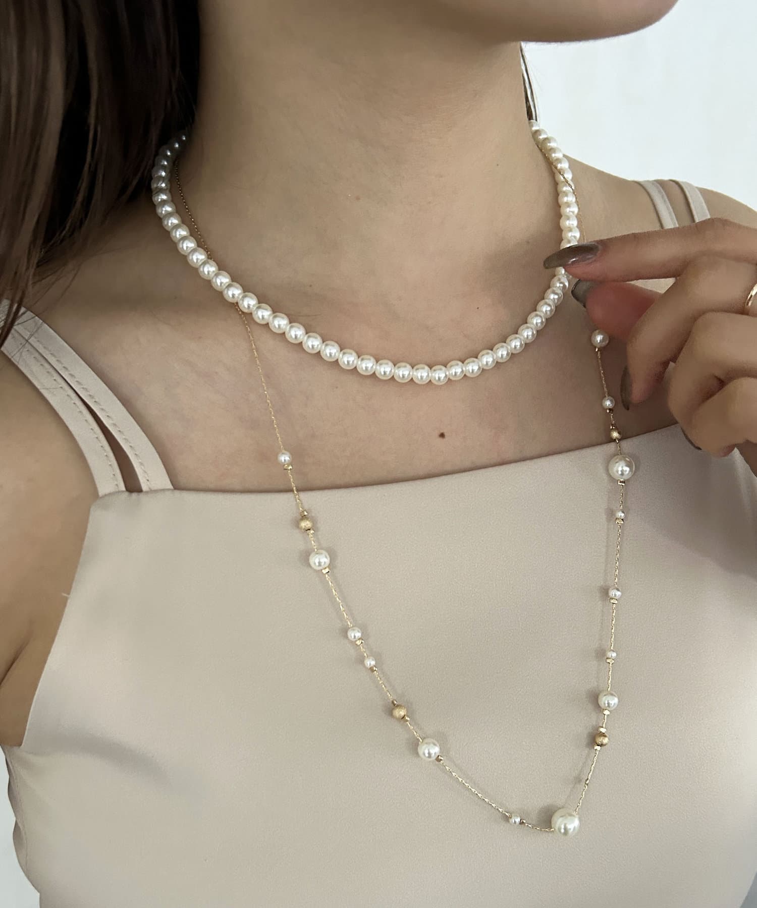 heilly】パール2連ネックレス | Thevon.(ゼヴォン)レディース heilly】パール2連ネックレス | Thevon.(ゼヴォン)レディース