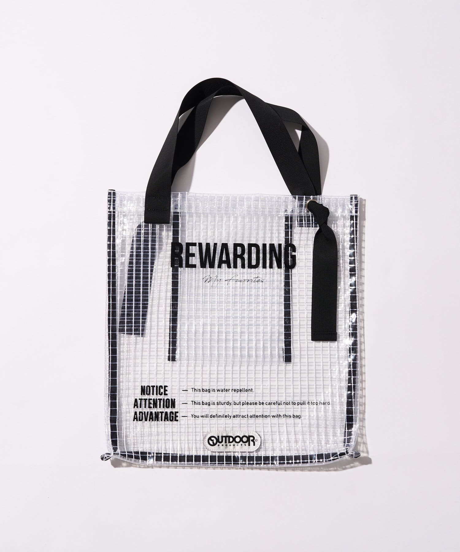 un dix cors(アンディコール) レディース 【OUTDOOR(アウトドア)】Graphic Vinyl Tote ブラック