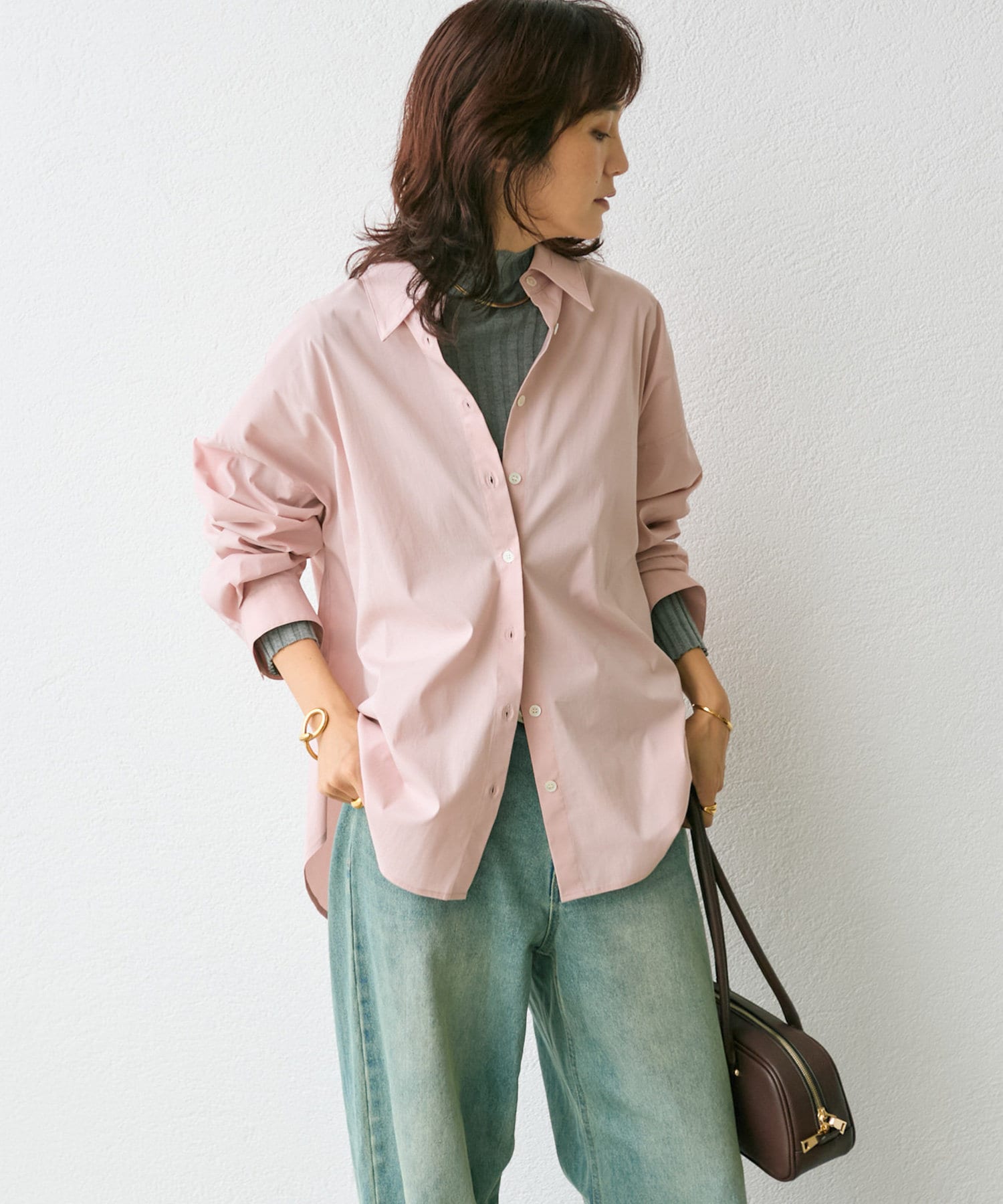 OUTLET(アウトレット) 【RIVE DROITE】マルチウェイオーバーシャツ