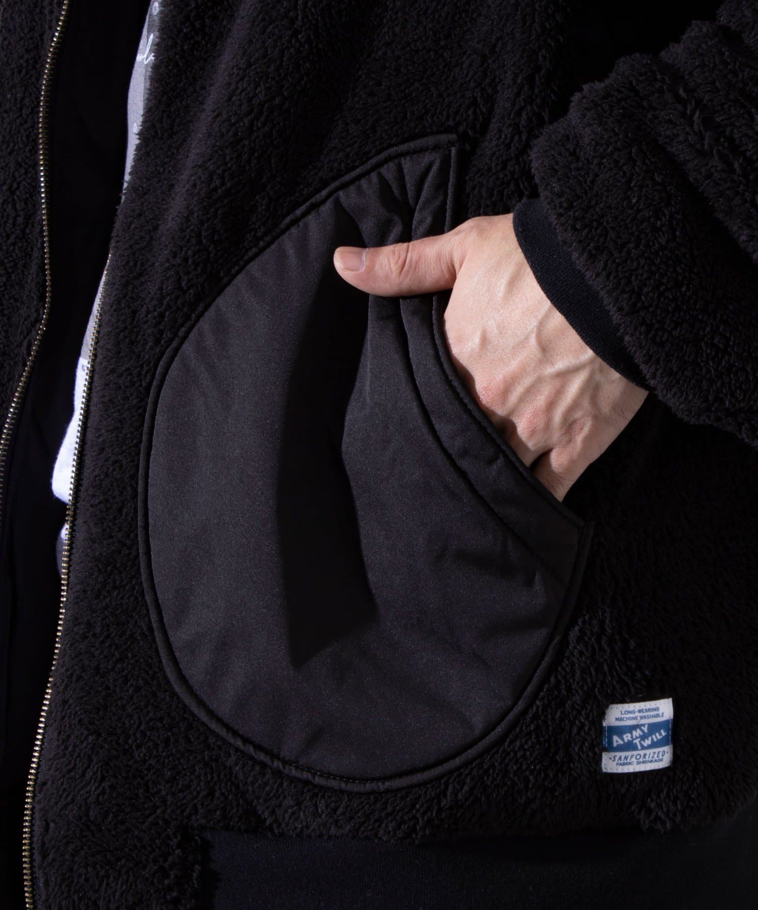 FREDY & GLOSTER(フレディ アンド グロスター) 【ARMY TWILL】リバーシブル フライトジャケット